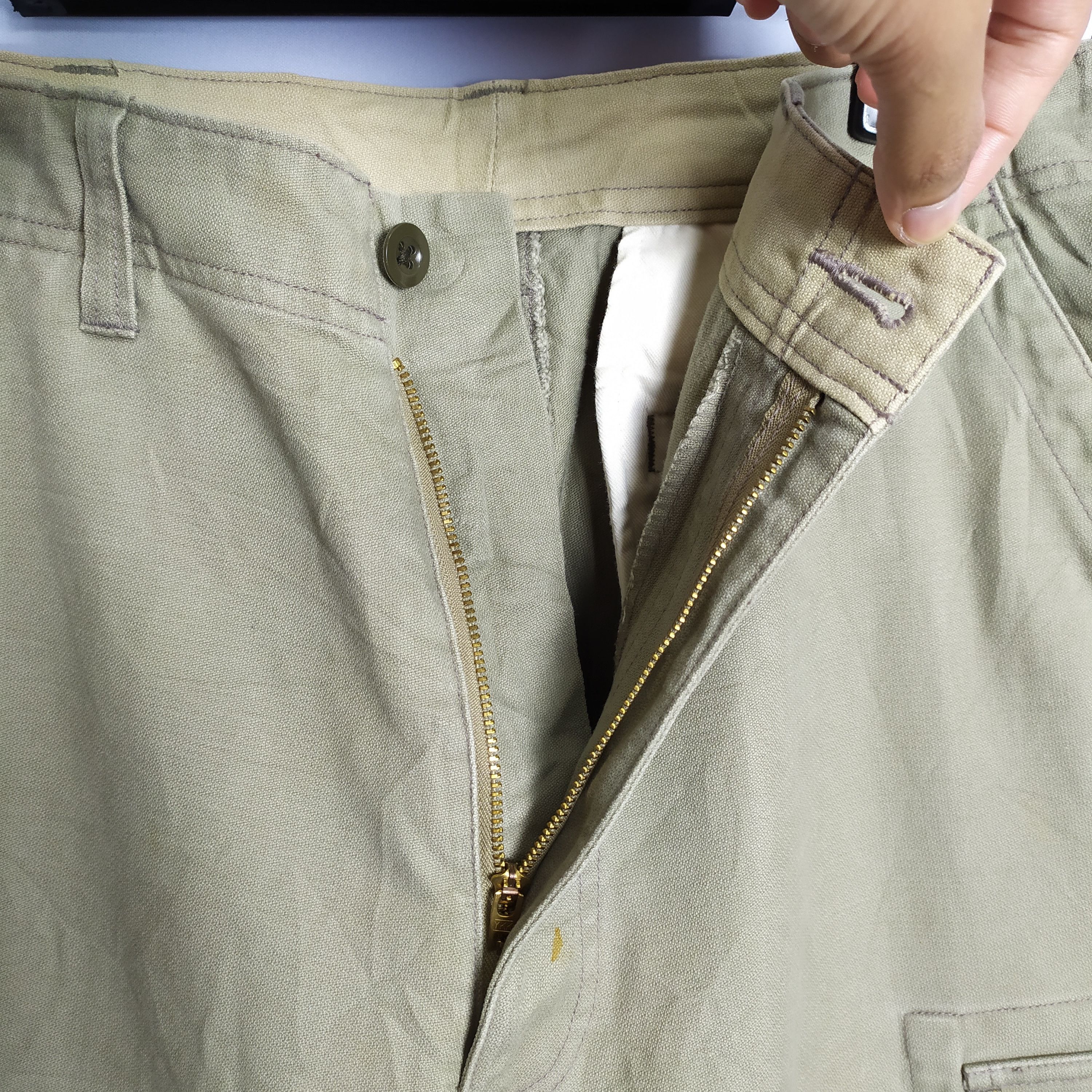 First MFG Co. × Japanese Brand VINTAGE JAPANESE CARGO PANTS Size US 32 / EU 48 - 8 Thumbnail
