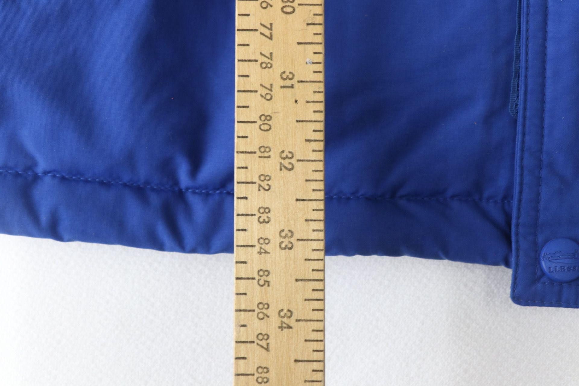 L.L.Bean Men’s Full Zip Up S Blue Winter Jacket Hooded Coat