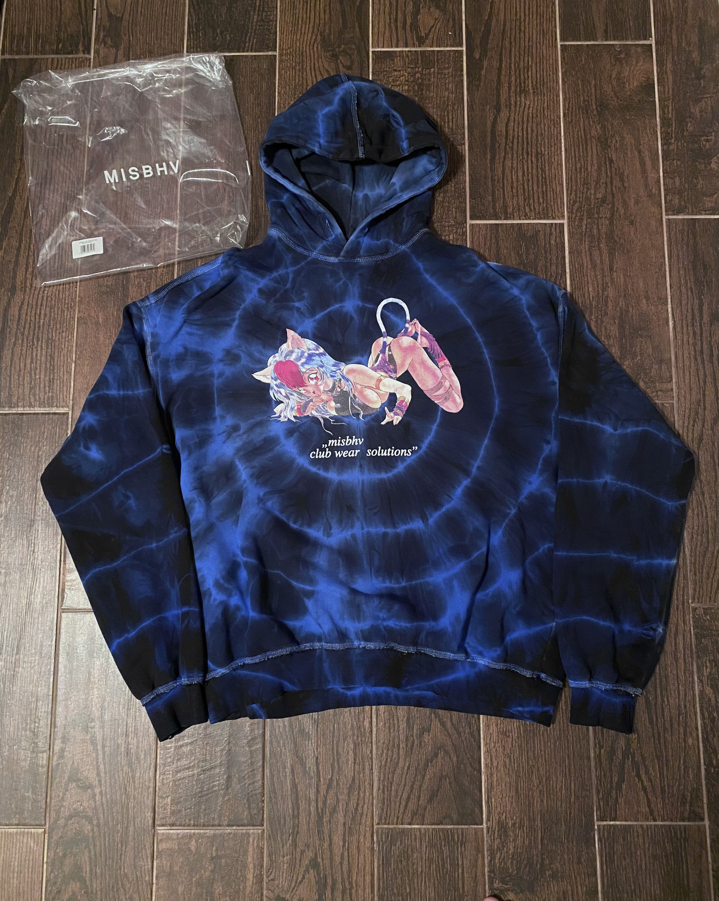 Misbhv tie dye hoodie sale