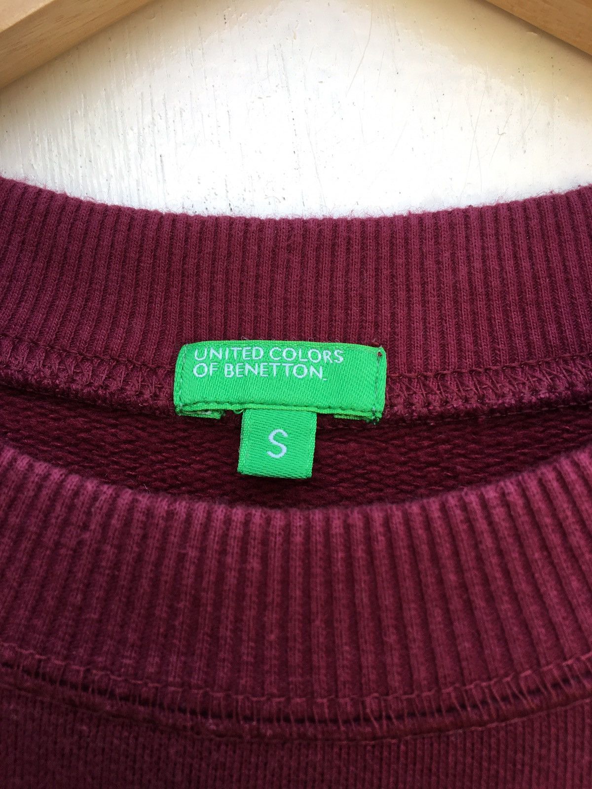 United Colors Of Benetton Vtg United Colors of Benetton Big Logo Spellout Sweatshirt Size US M / EU 48-50 / 2 - 5 Thumbnail