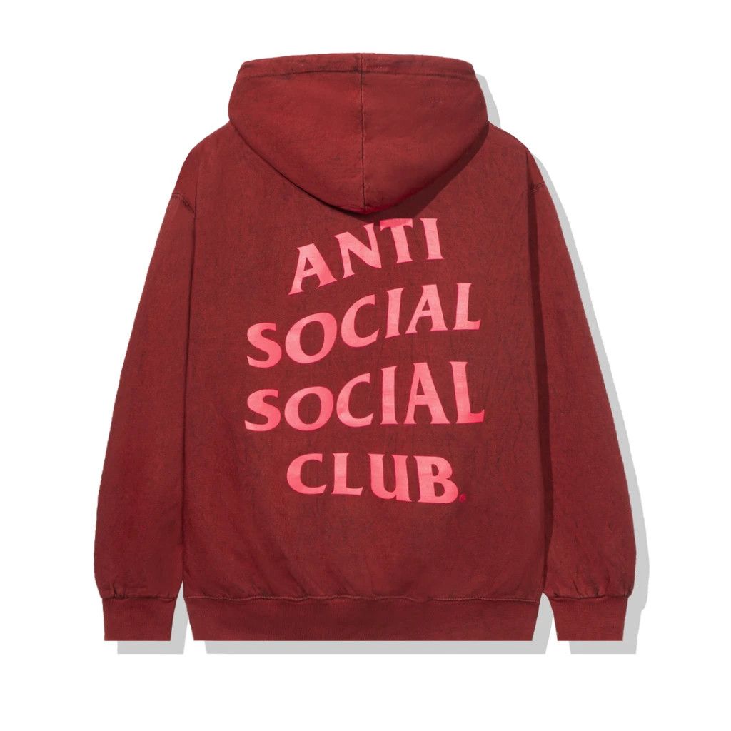 DS FW20 ASSC Don't Red Hoodie in hand Supreme Bape Kith