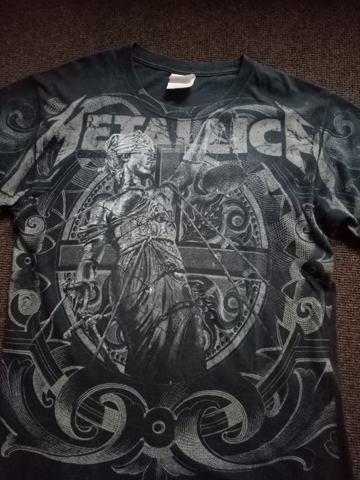 Vintage METALLICA TSHIRT JUSTICE FOR ALL OVER PRINT