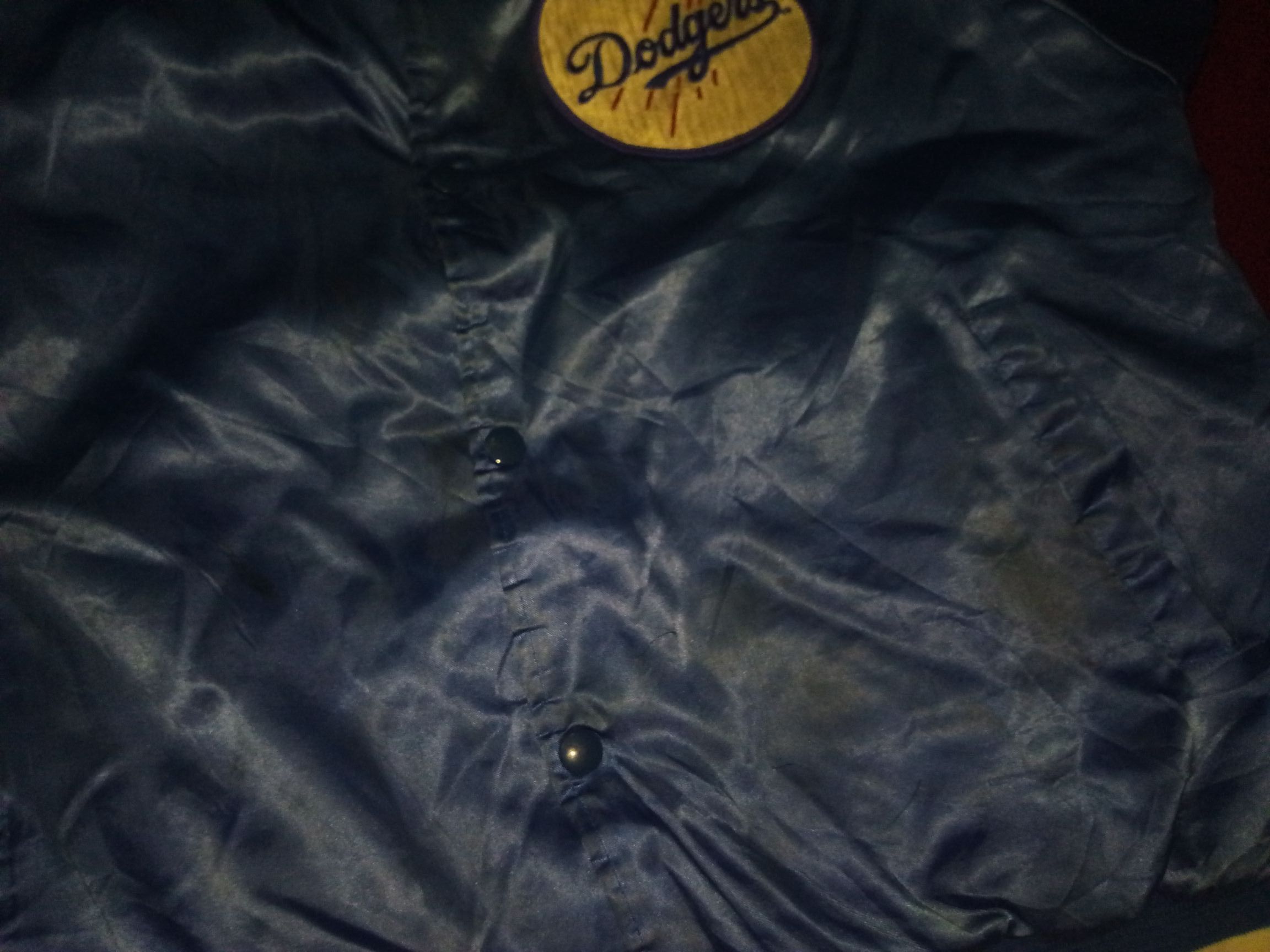 Vintage Vintage Mlb Dodgers Chalk Line Satin Jacket Baseball 