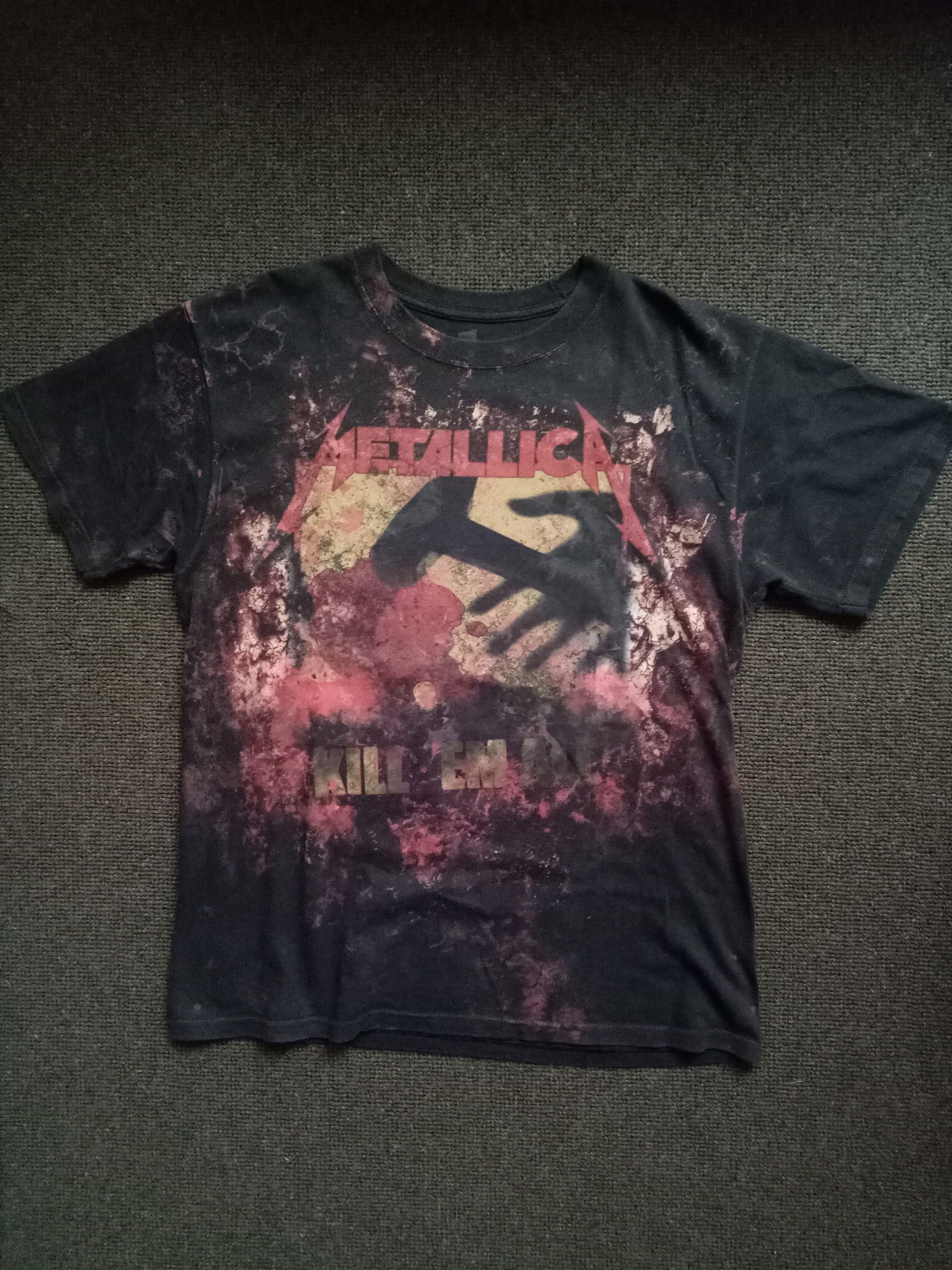 Band Tees × Metallica × Vintage METALLICA TSHIRT KILL EM ALL BLOOD, OVER PRINT Size US M / EU 48-50 / 2 - 1 Thumbnail
