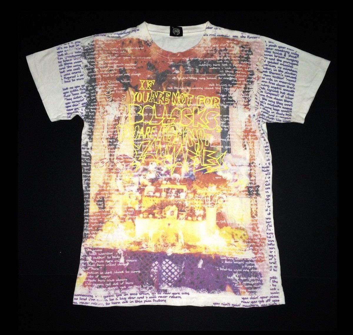 Japanese Brand You Are Not For Bollocks RNA Sweat Punk Tshirt Size US M / EU 48-50 / 2 - 1 Thumbnail