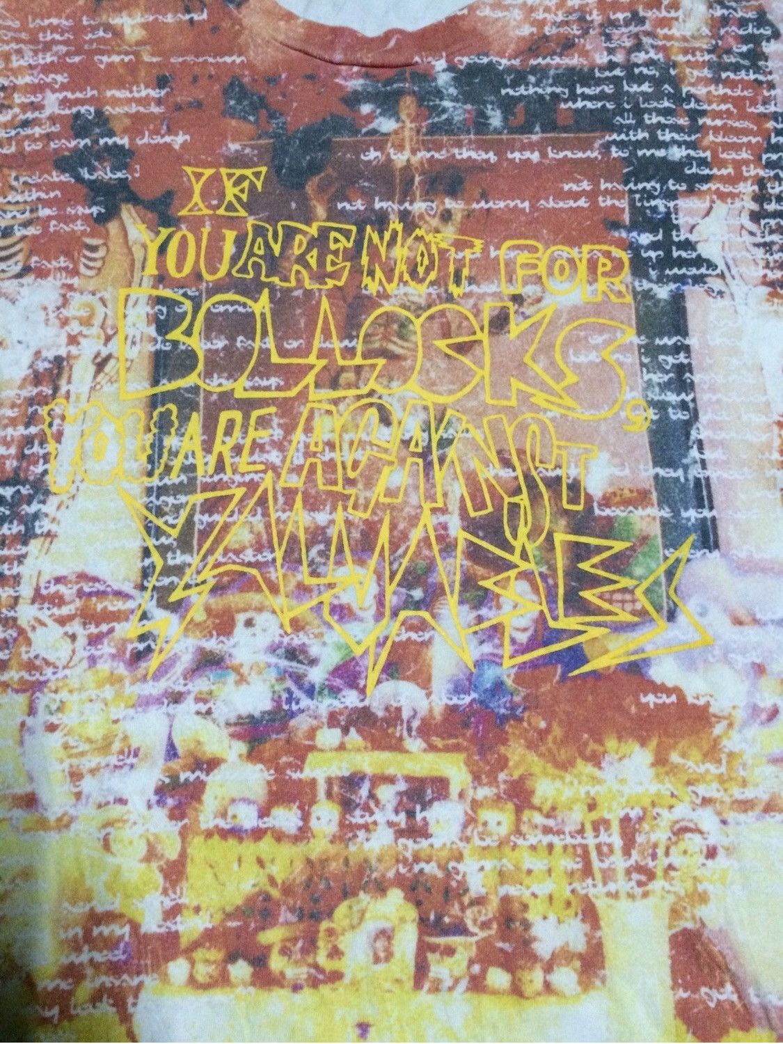 Japanese Brand You Are Not For Bollocks RNA Sweat Punk Tshirt Size US M / EU 48-50 / 2 - 2 Thumbnail