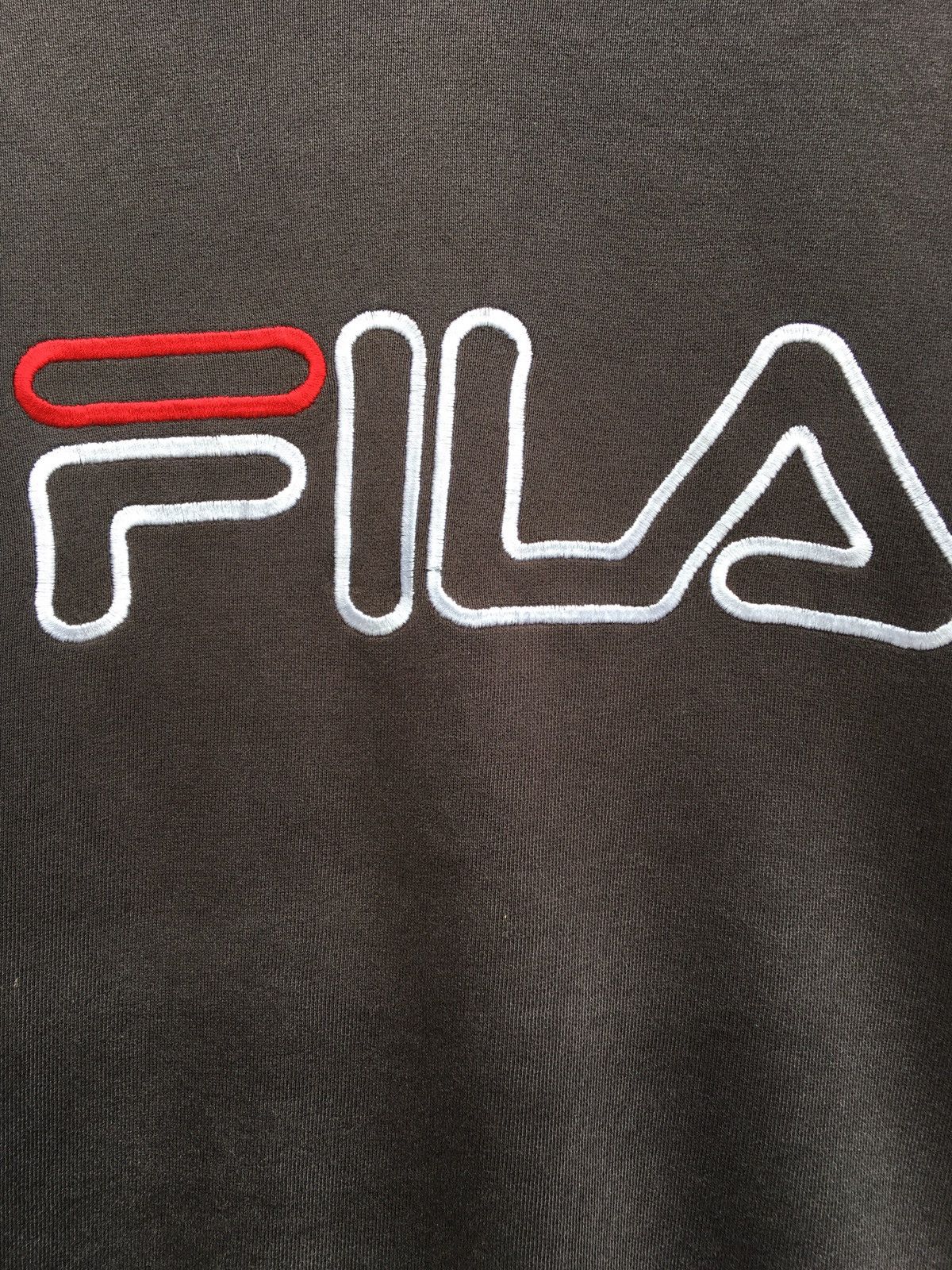 Fila Vtg Fila Embroidered Big Logo Spellout Crewneck Sweatshirt Size US L / EU 52-54 / 3 - 5 Thumbnail