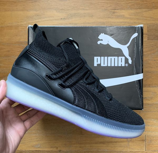 Puma clyde best sale court electric purple