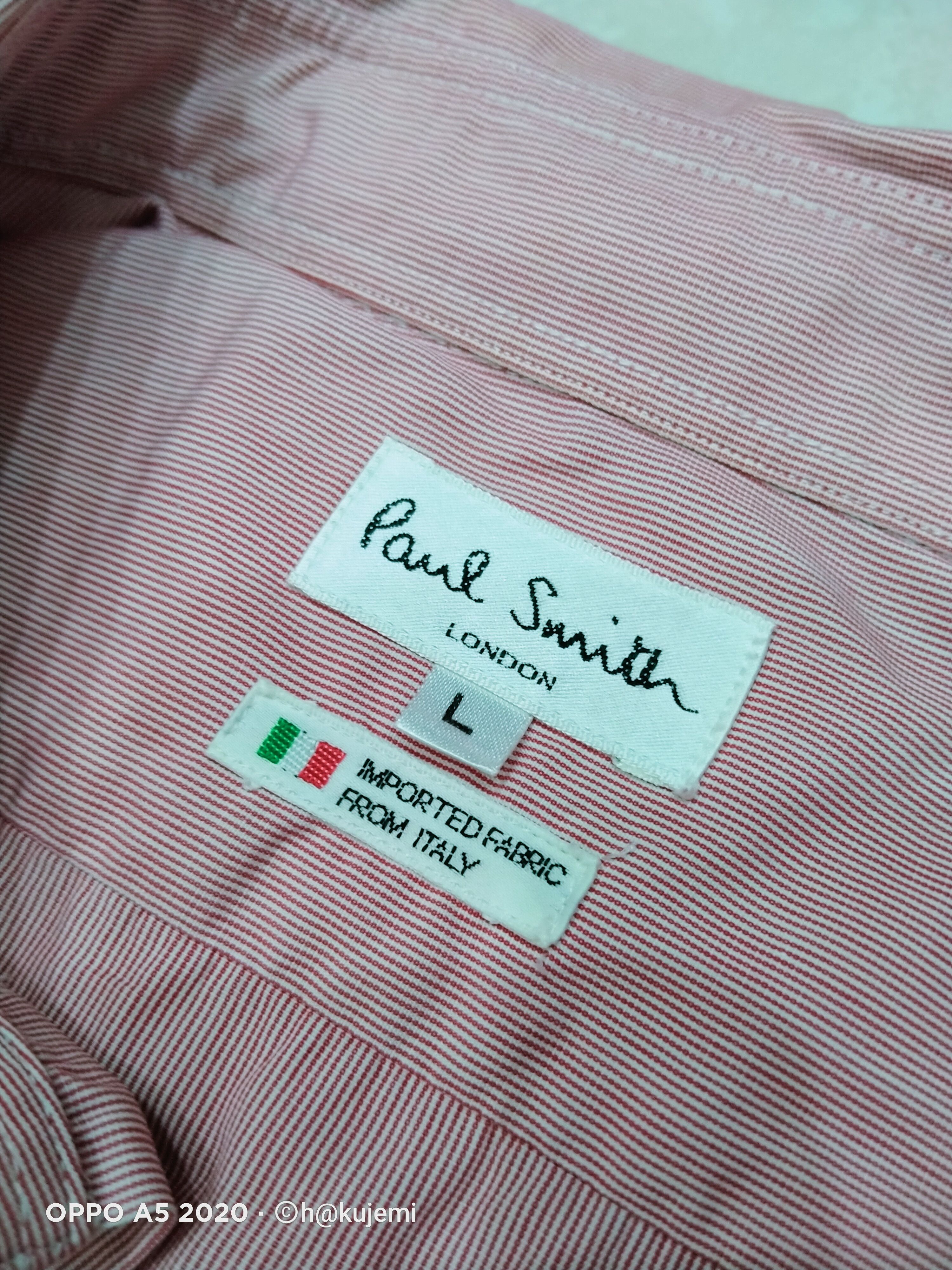 Designer × Paul Smith Paul Smith Rose Pink Button-Up Shirt Size US L / EU 52-54 / 3 - 6 Thumbnail