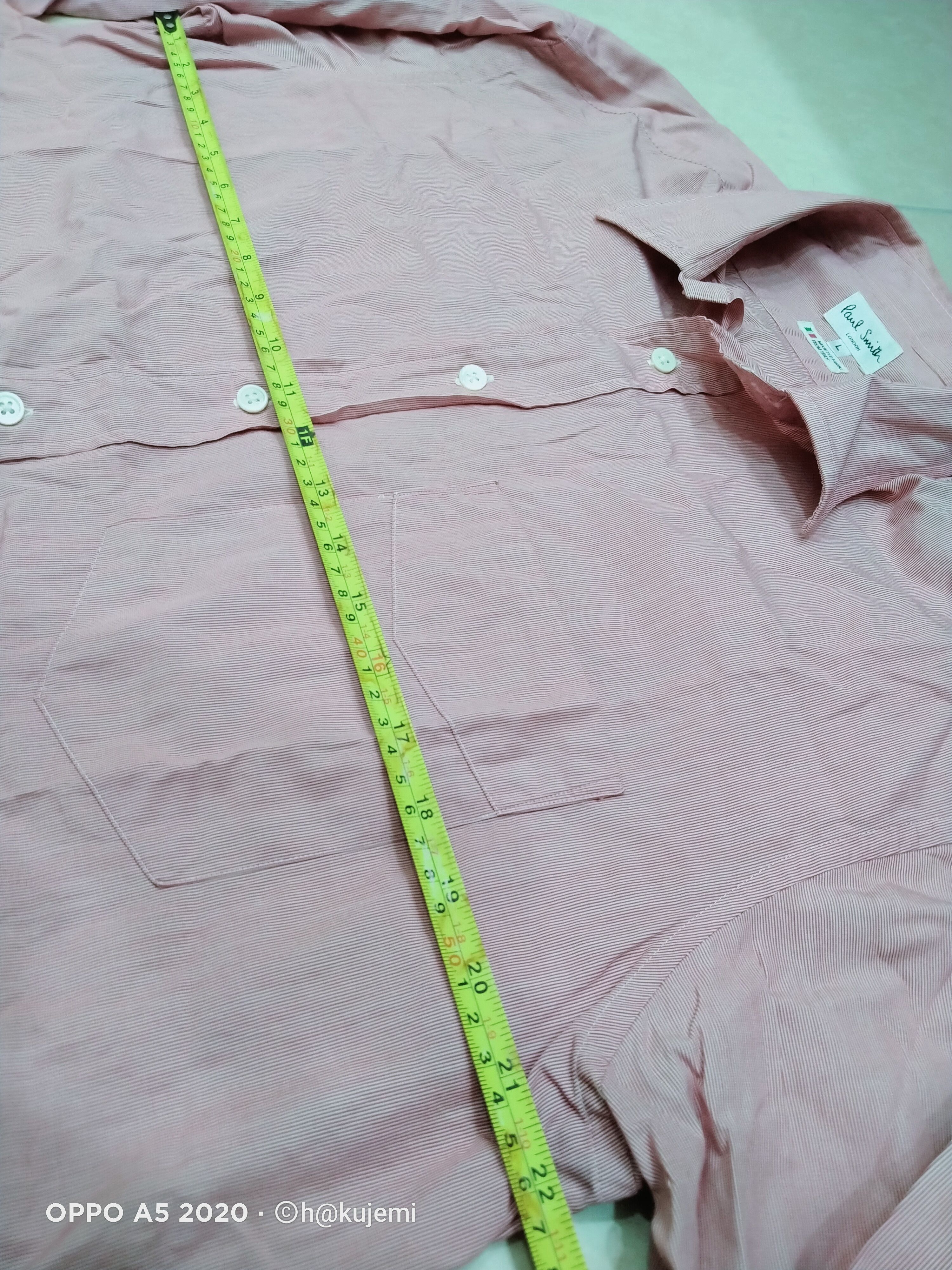 Designer × Paul Smith Paul Smith Rose Pink Button-Up Shirt Size US L / EU 52-54 / 3 - 7 Thumbnail