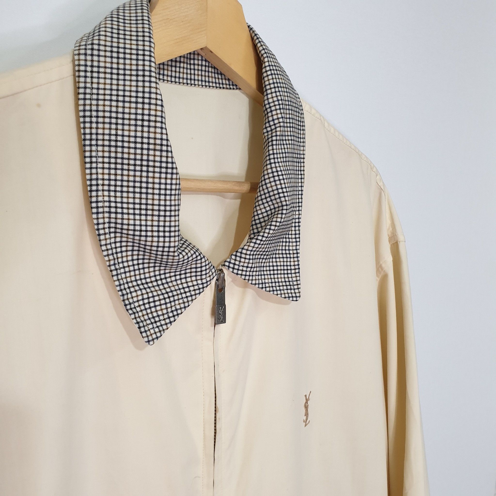 90s Vintage YVES SAINT LAURENT pour homme Harrington Jacket