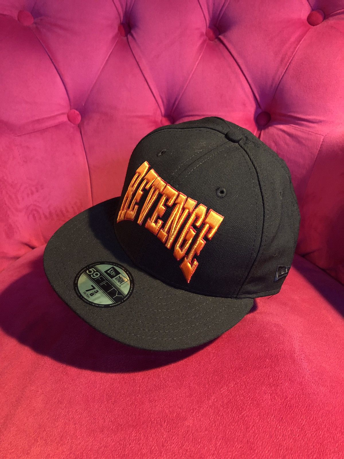 Drake × New Era Drake REVENGE New Era Black Fitted Hat | Grailed