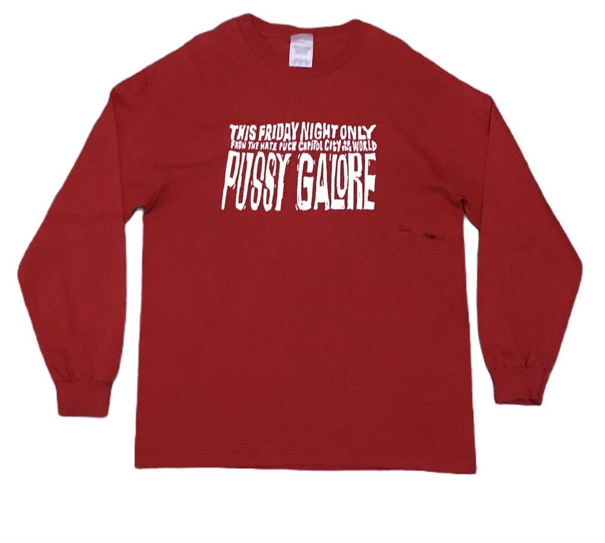 Band Tees × Vintage Rare Design Vintage Band Rock Pussy Galore T-shirt 2000s Size US L / EU 52-54 / 3 - 1 Thumbnail