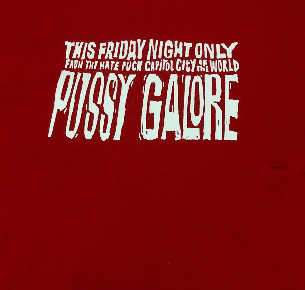 Band Tees × Vintage Rare Design Vintage Band Rock Pussy Galore T-shirt 2000s Size US L / EU 52-54 / 3 - 3 Thumbnail