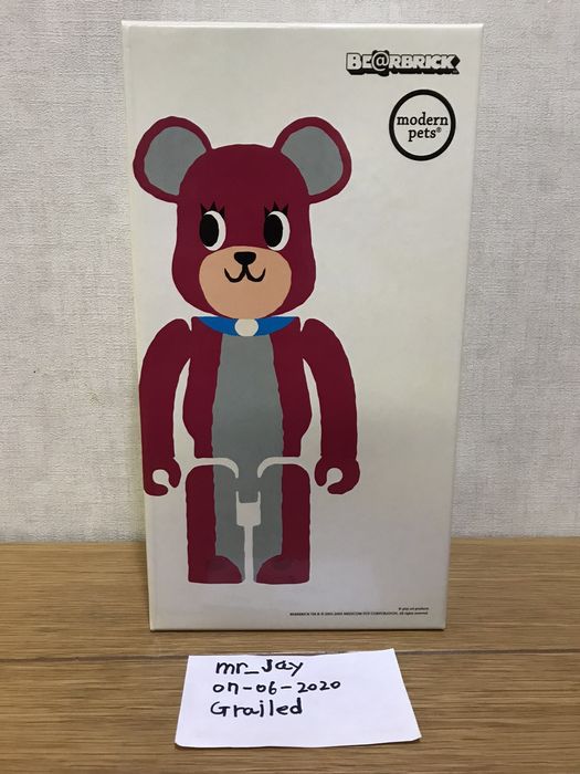 Medicom Bearbrick Dreaming BEARBRICK 400 dog Modern pets