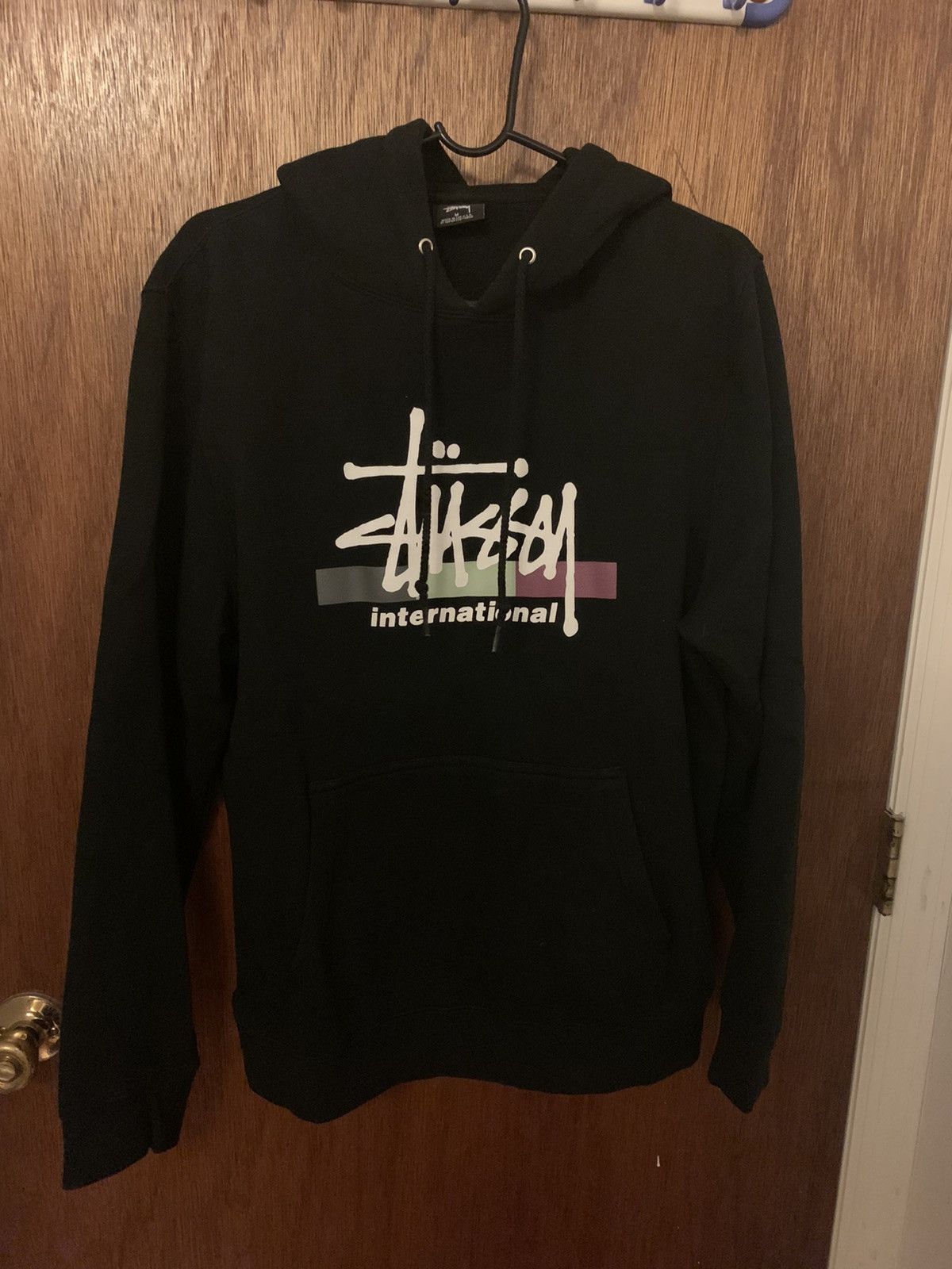 Stussy Stussy International Black Hoodie Size US M / EU 48-50 / 2 - 1 Thumbnail