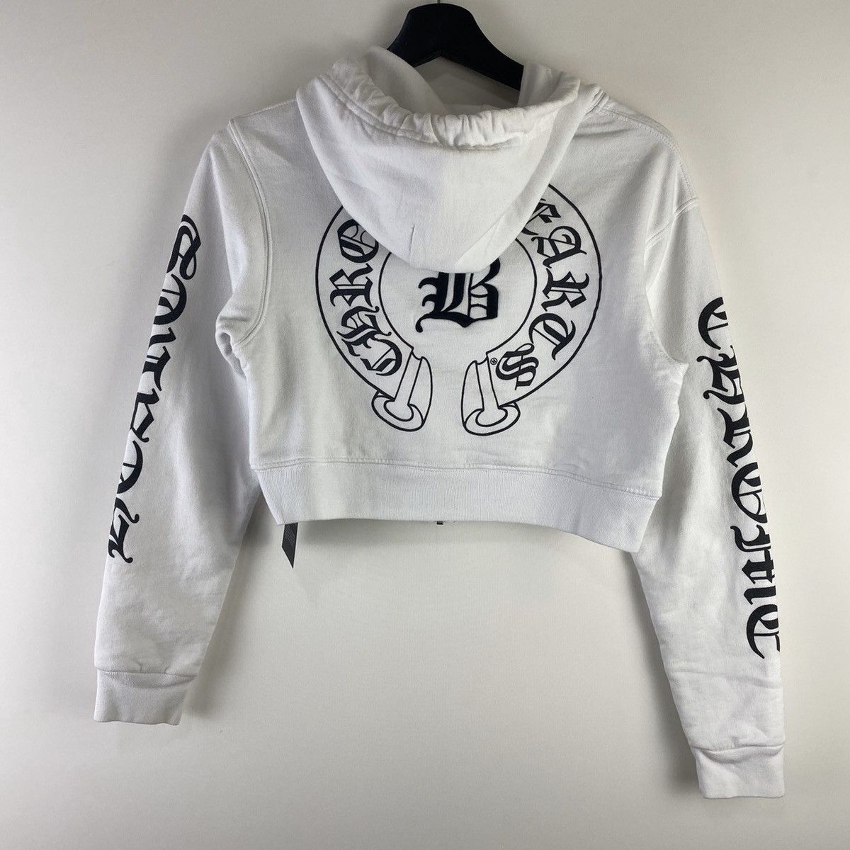 Women's Bella Hadid Chrome Hearts Cropped Hoodie - HJacket