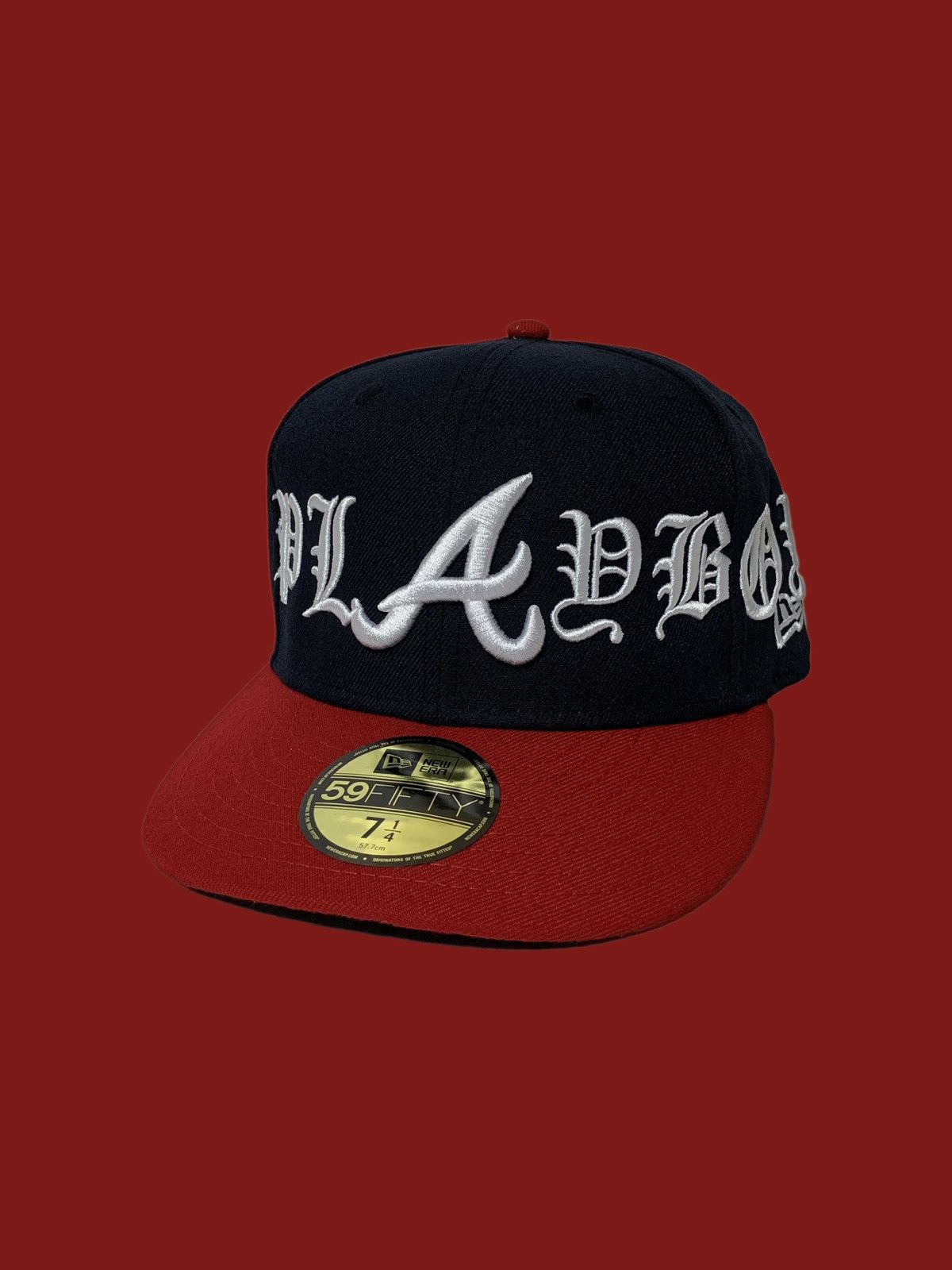 Custom Custom Playboy New Era Fitted Hat / Size 7 - 8 | Grailed