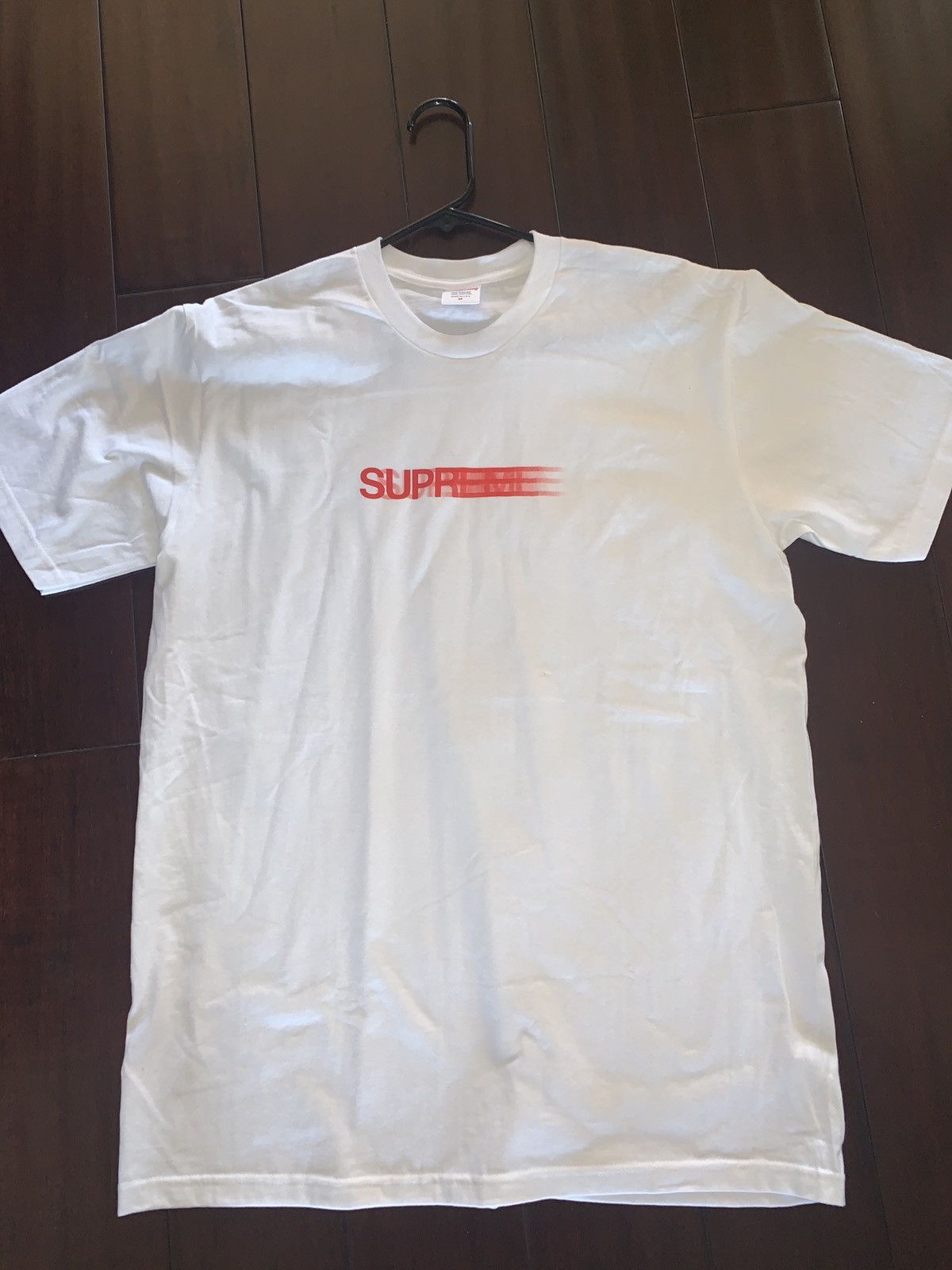 Supreme Supreme Motion Logo Tee (SS20) White Medium | Grailed