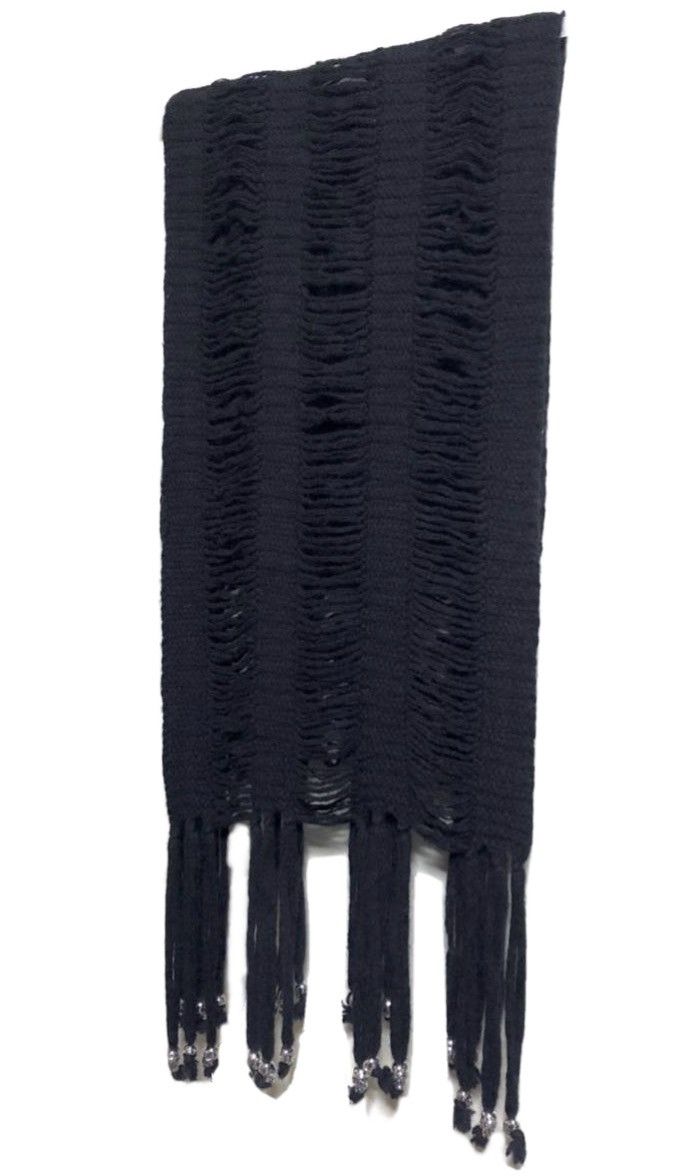 Undercover Undercover Paper Doll Scarf Fringe Wool Knit