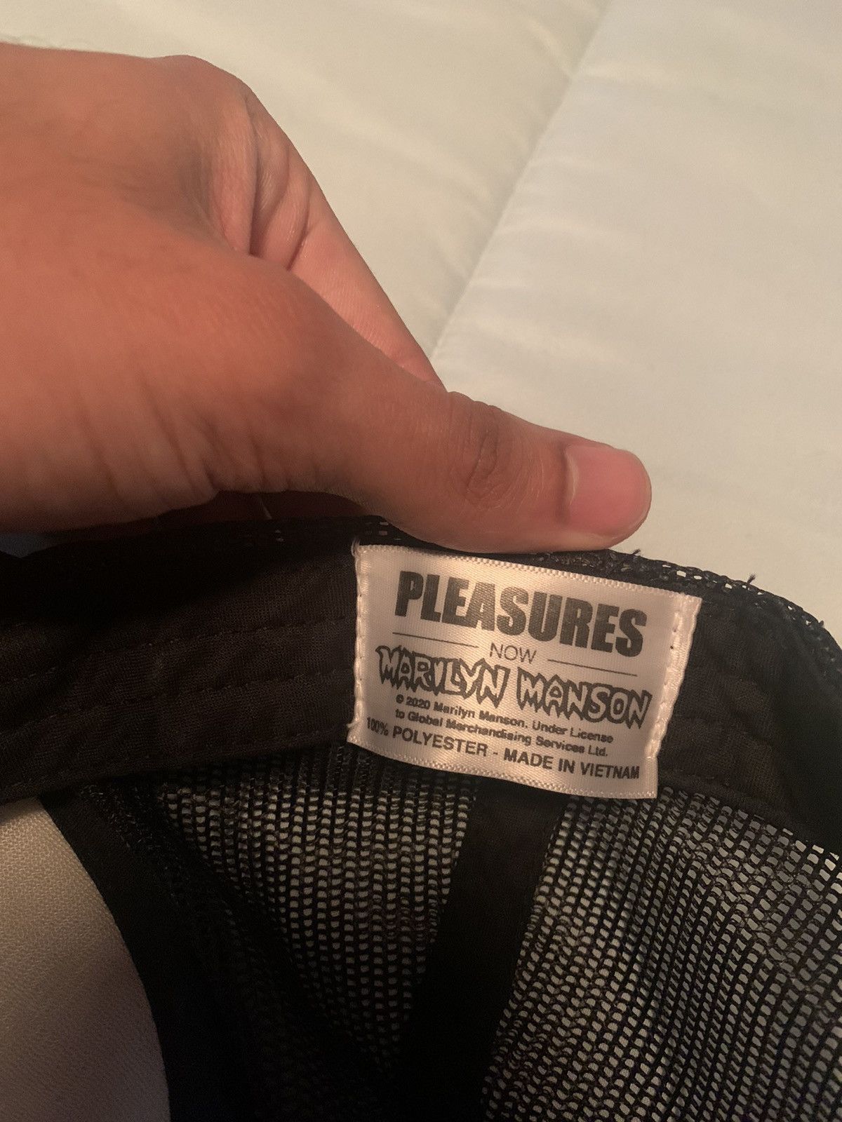 Pleasures Pleasures Marilyn Manson Trucker Hat Size ONE SIZE - 2 Thumbnail