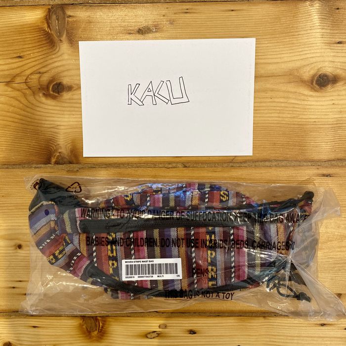 Supreme Supreme Woven Stripe Waist Bag Multicolor SS20 NEW DSWT