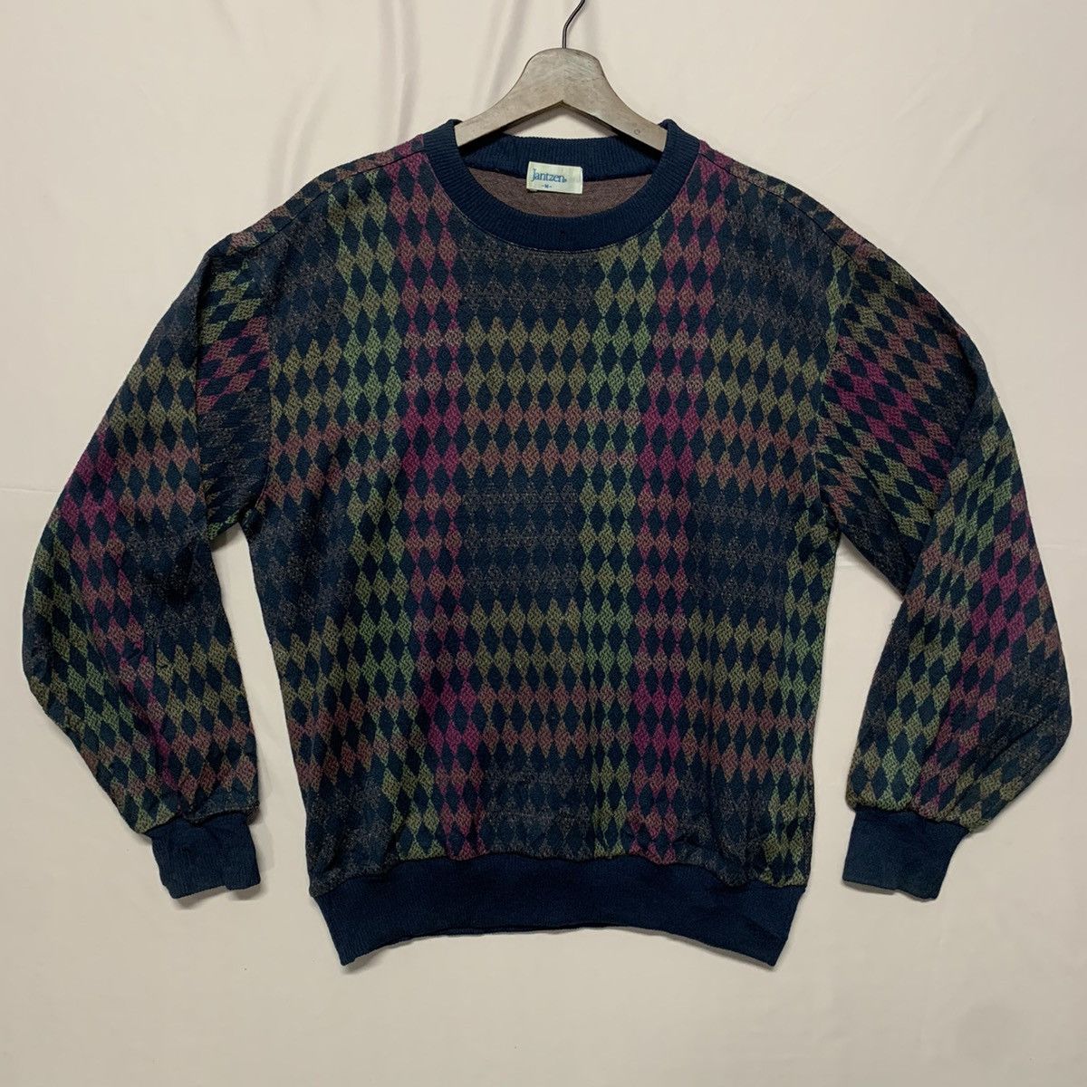 Jantzen × Vintage Vintage Jantzen Crewneck Sweater Sweatshirt Medium Size Size US M / EU 48-50 / 2 - 1 Thumbnail