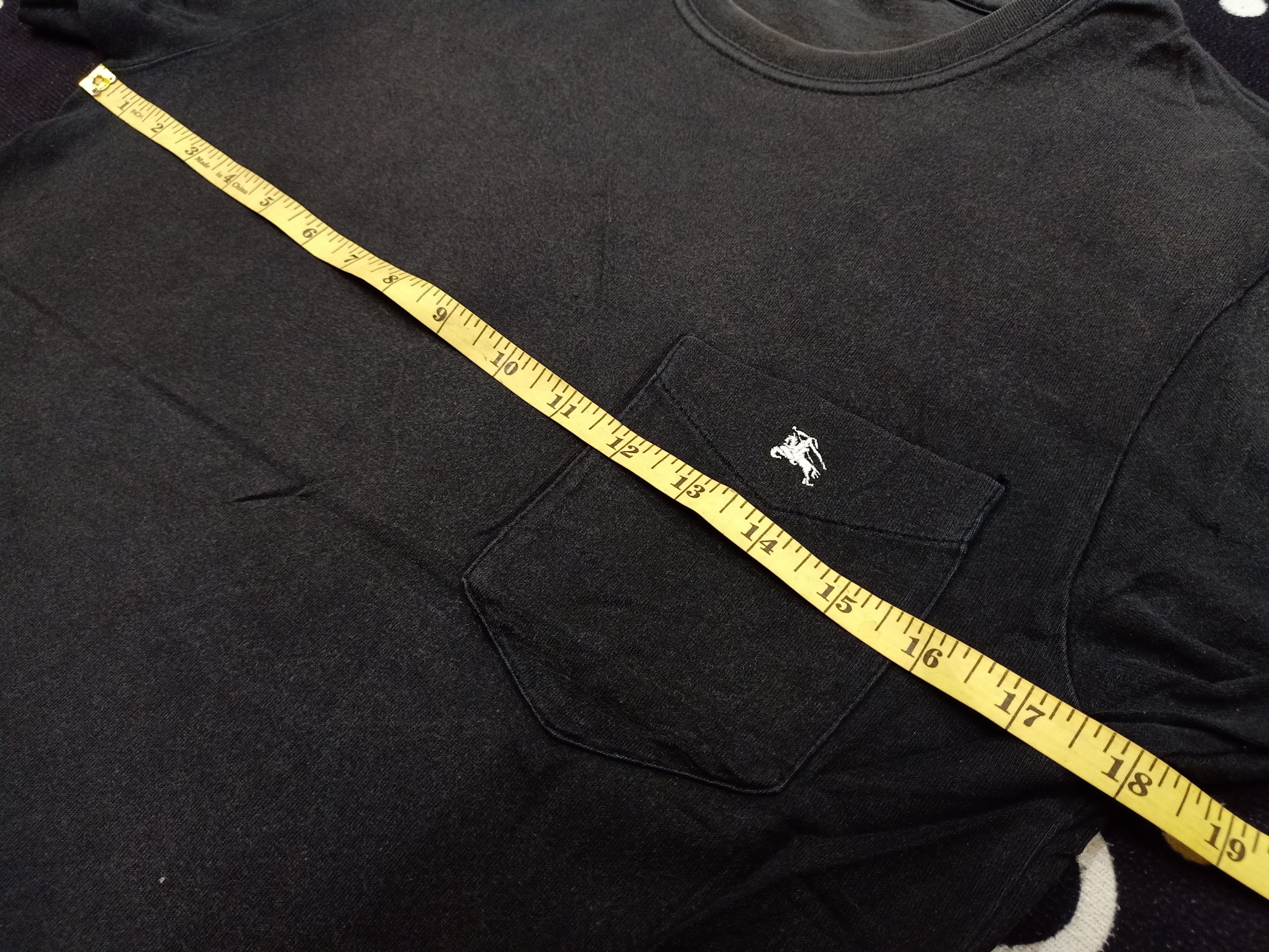 Black Label × Burberry BURBERRY Black Label Embroidered Logo Pocket Tee Size US M / EU 48-50 / 2 - 7 Thumbnail