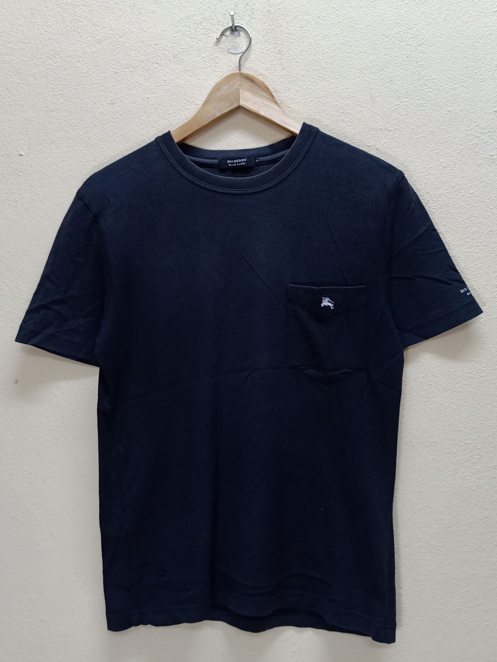 BURBERRY Black Label Embroidered Logo Pocket Tee