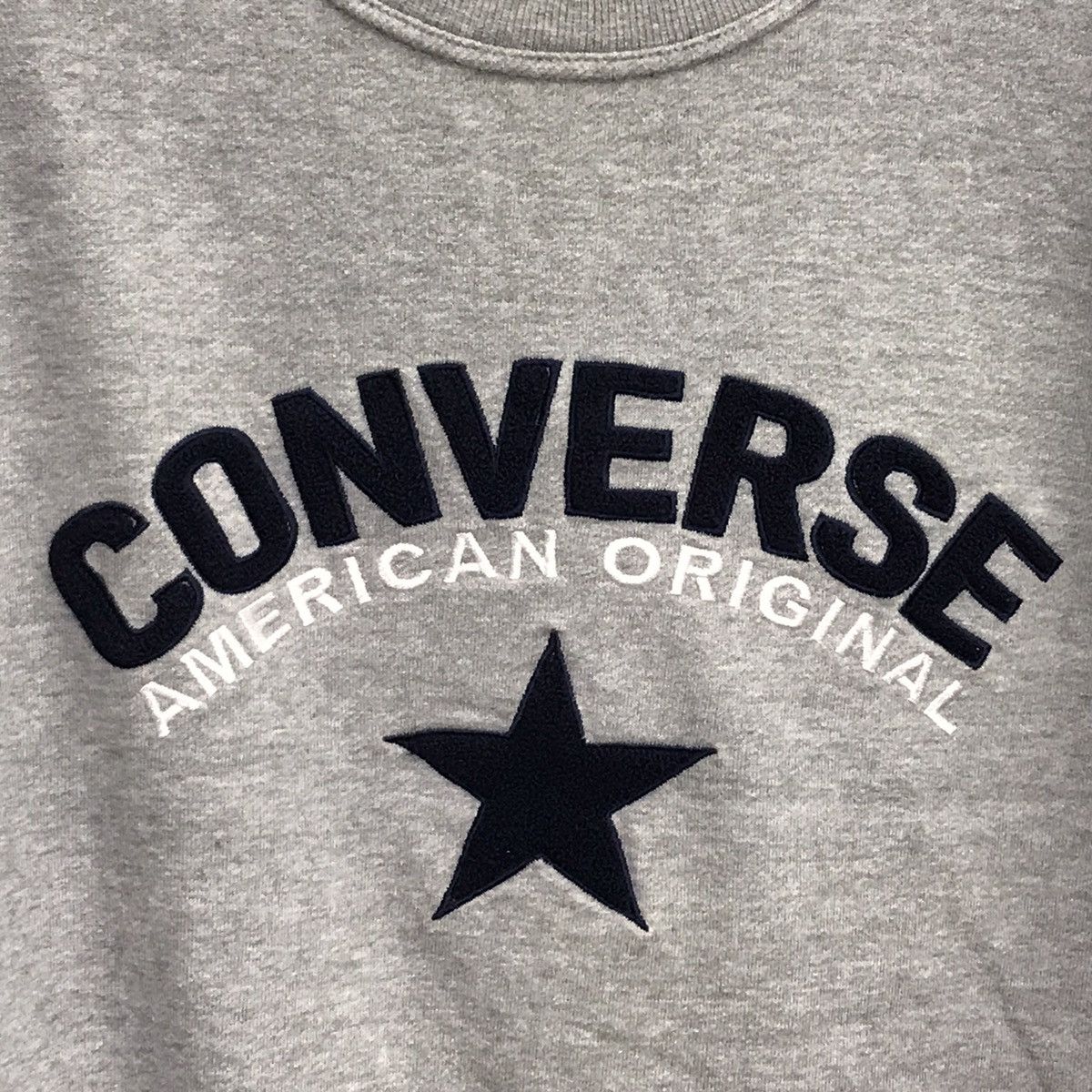 Converse Vintage Converse American Sweatshirt Big Logo Spellout Size US M / EU 48-50 / 2 - 2 Thumbnail