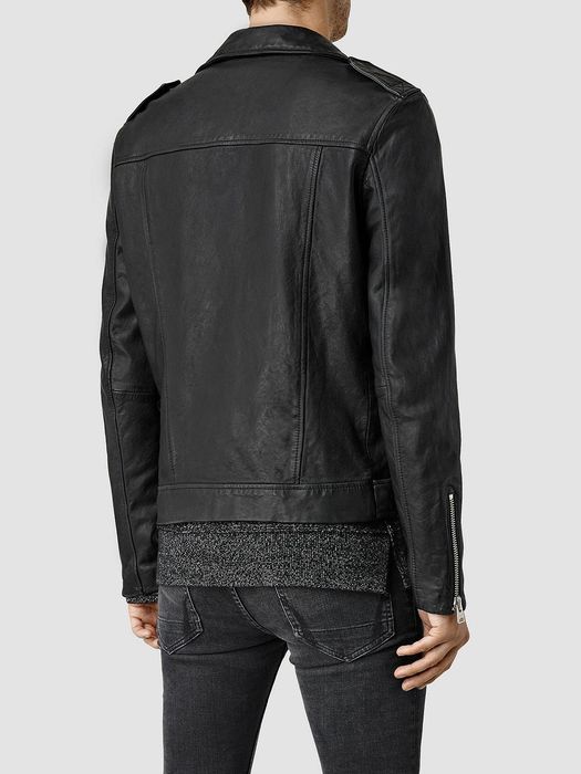 Kahawa leather deals biker jacket