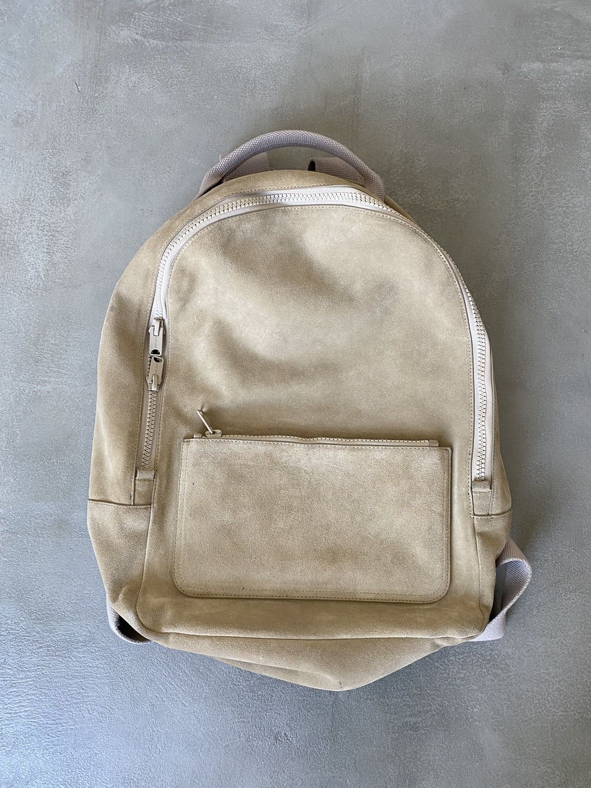 Yeezy Ultra rare Yeezy Season 5 tan suede backpack | Grailed
