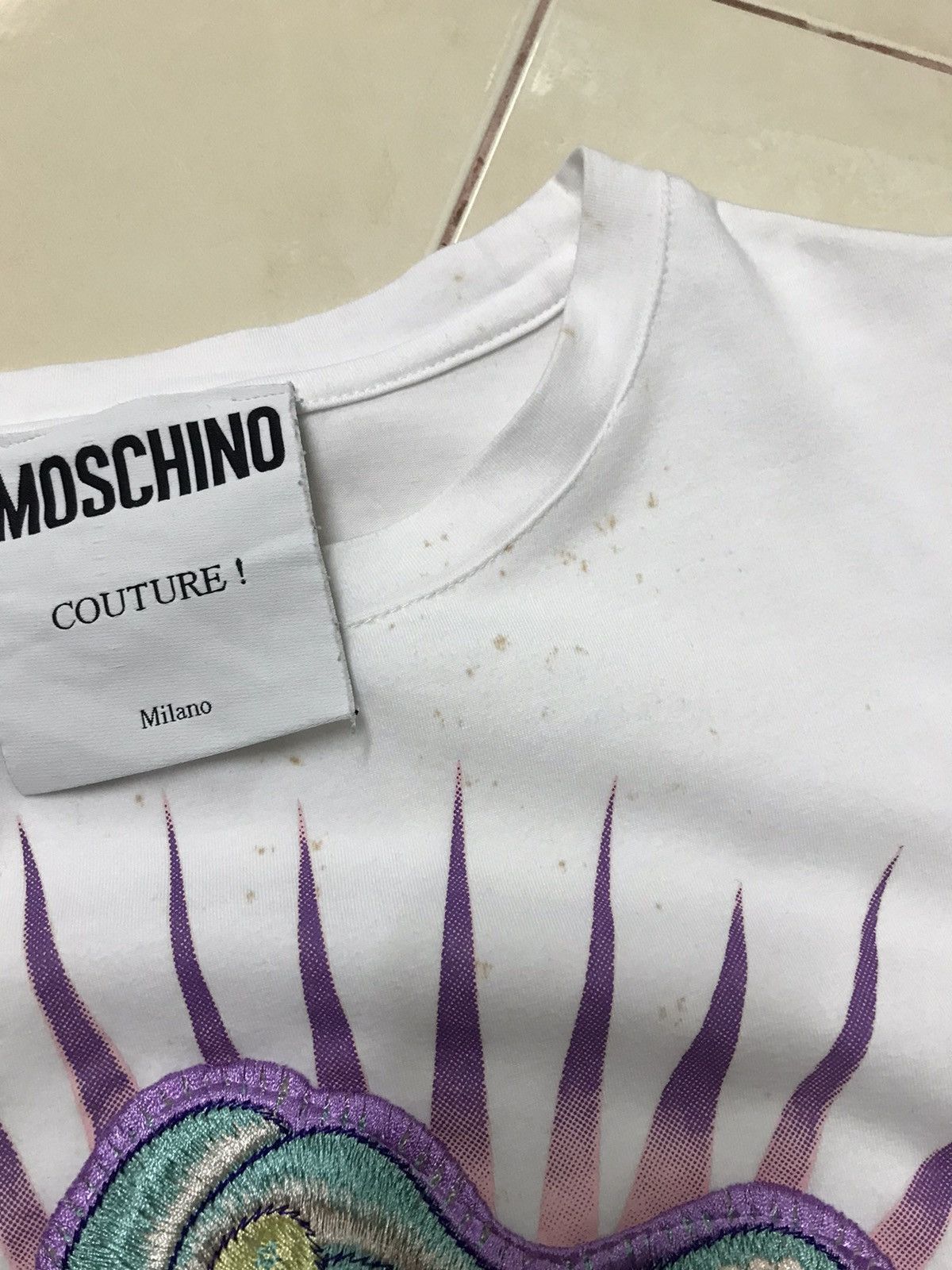 Japanese Brand × Moschino DELETE TODAY!!! MOSCHINO BIG EMBROIDERY LOGO WOMEN Size US S / EU 44-46 / 1 - 8 Thumbnail