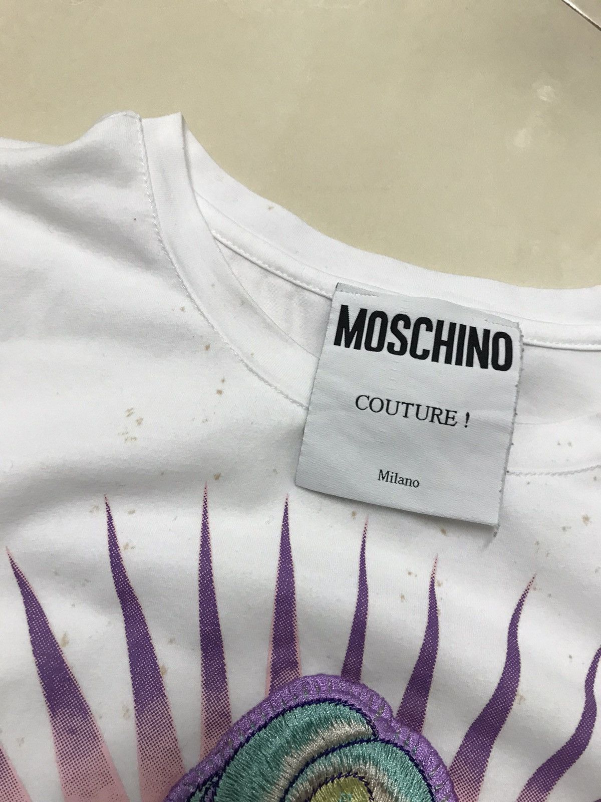 Japanese Brand × Moschino DELETE TODAY!!! MOSCHINO BIG EMBROIDERY LOGO WOMEN Size US S / EU 44-46 / 1 - 9 Thumbnail