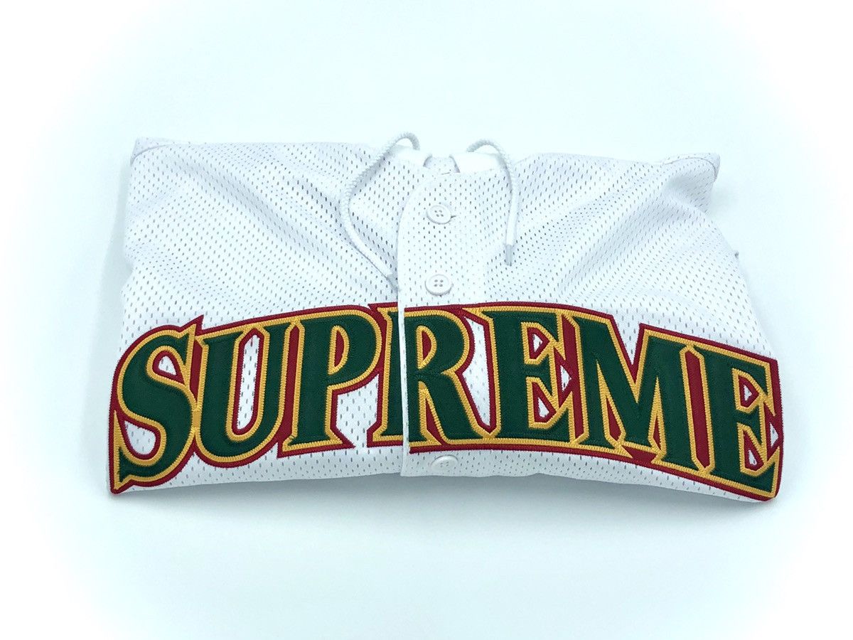 Supreme sale Mesh Hooded L/S Baseball Jersey