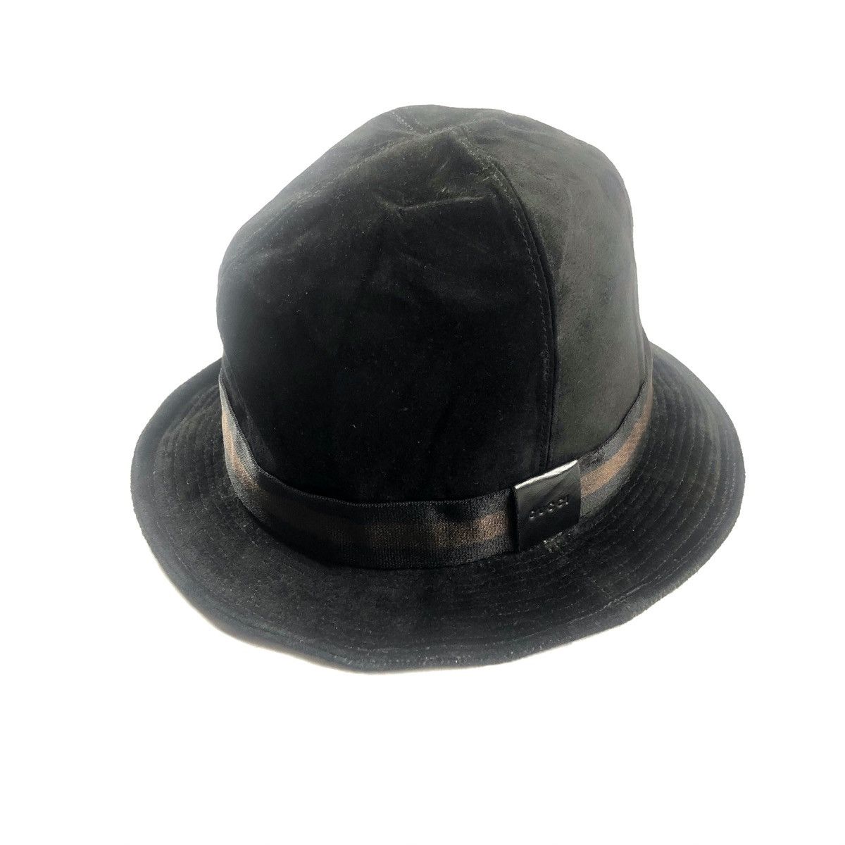Gucci Gucci Leather Fedora Hat Size ONE SIZE - 1 Thumbnail