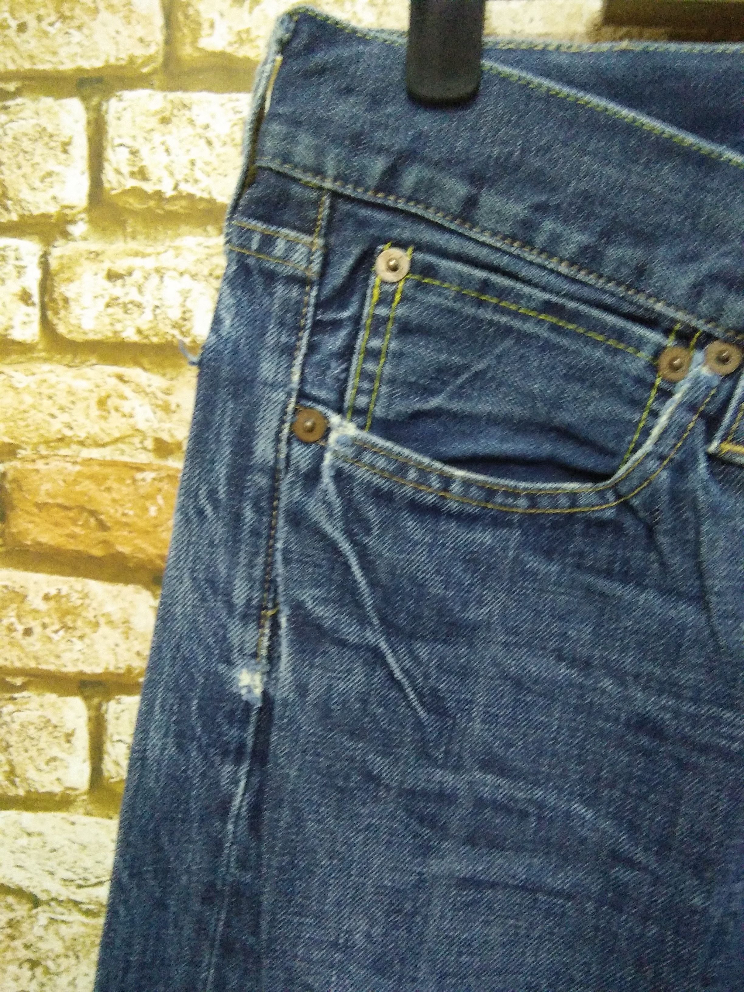 RRL Ralph Lauren RRL POLO RALPH LAUREN SELVEDGE DENIM DISTRESSED (A791) Size US 33 - 3 Thumbnail