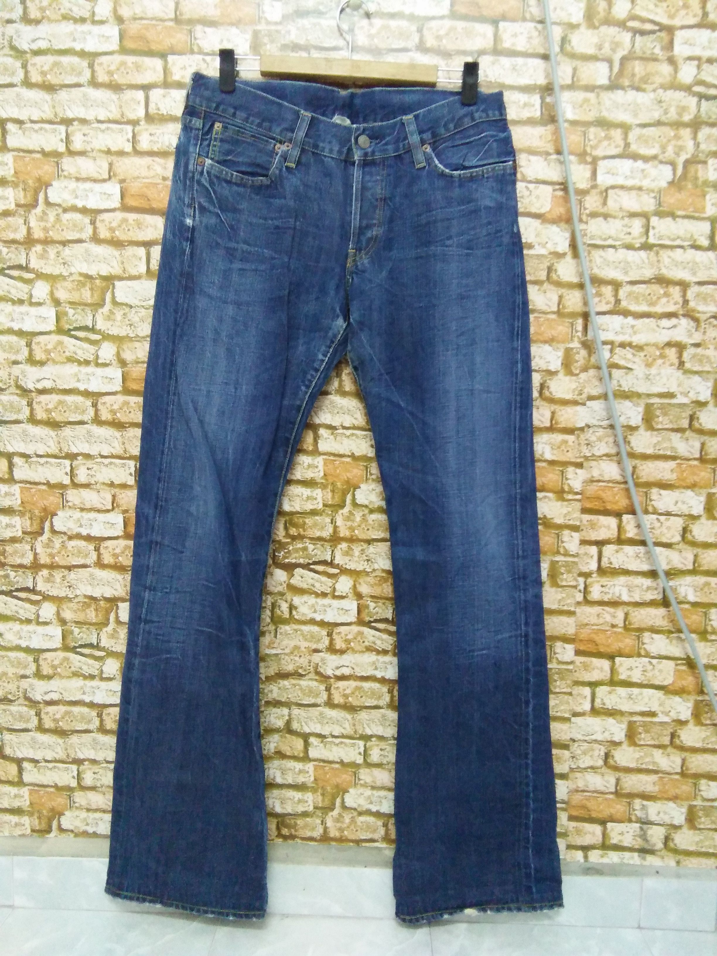 RRL Ralph Lauren RRL POLO RALPH LAUREN SELVEDGE DENIM DISTRESSED (A791) Size US 33 - 2 Thumbnail