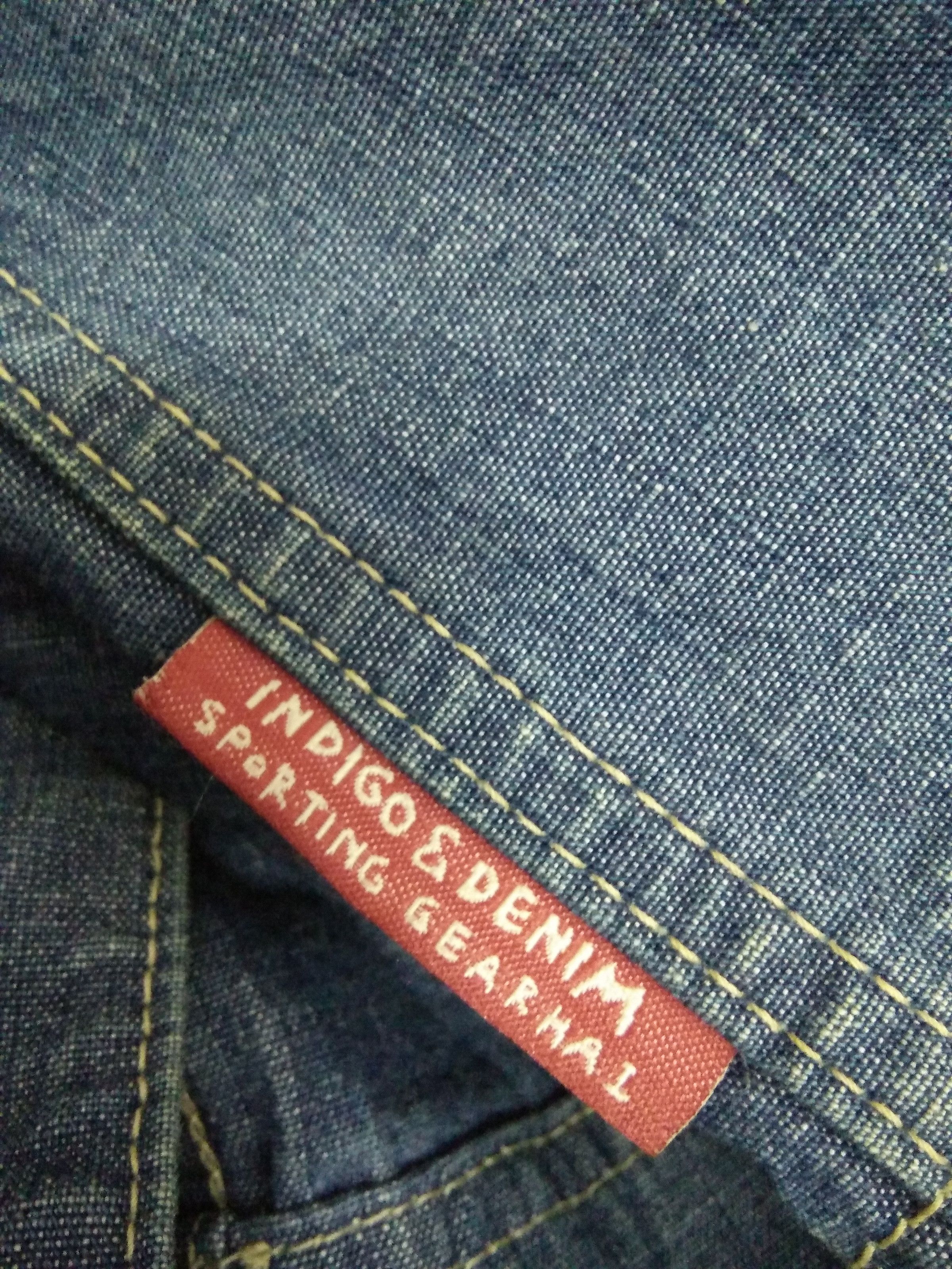 Hai Sporting Gear ISSEY MIYAKE HAI SPORTING GEAR INDIGO DENIM JACKET (A460) Size US M / EU 48-50 / 2 - 5 Thumbnail