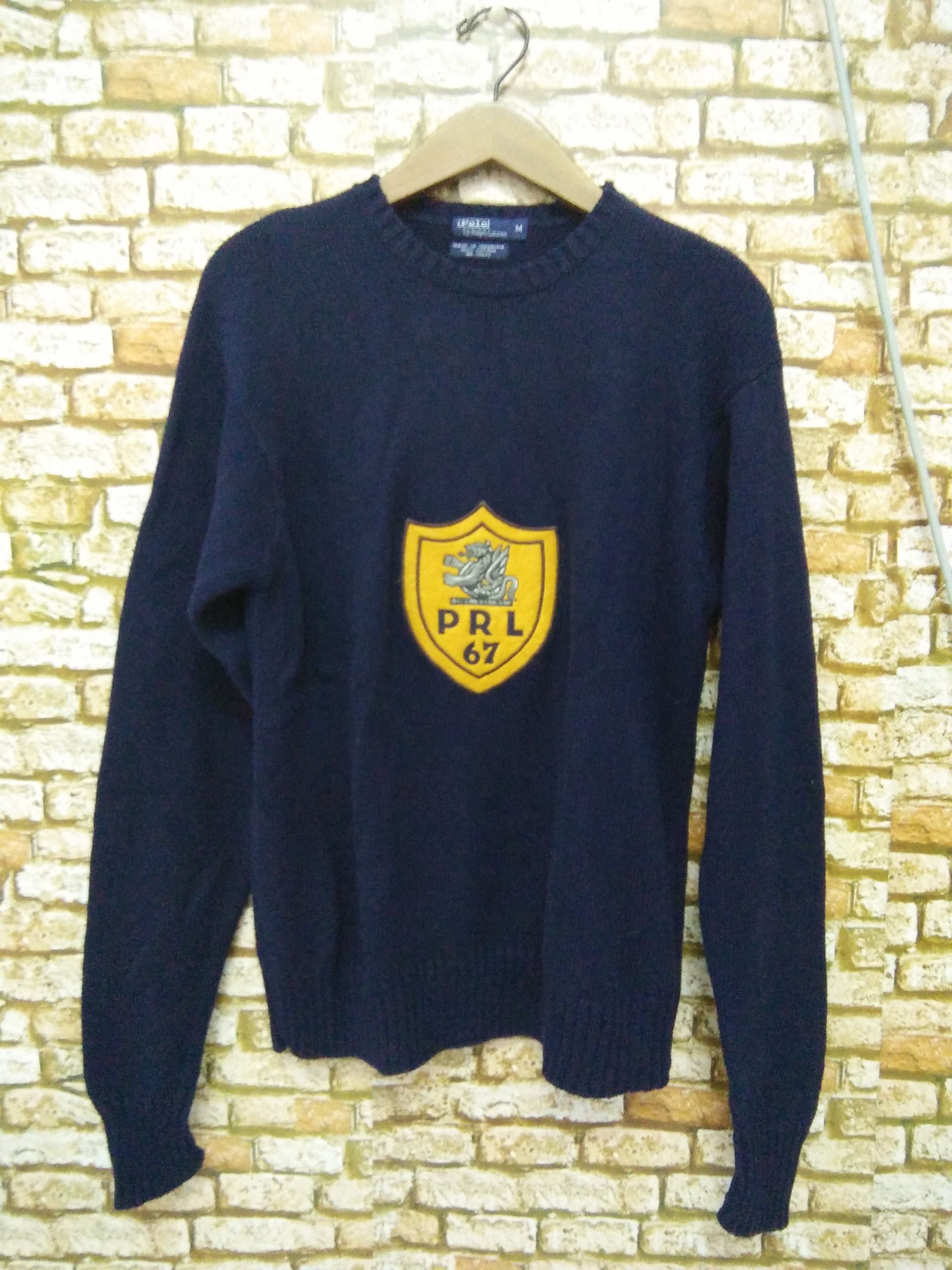 Polo Ralph Lauren 90s POLO RALPH LAUREN KNITWEAR PIT 20 (A734) Size US M / EU 48-50 / 2 - 1 Thumbnail