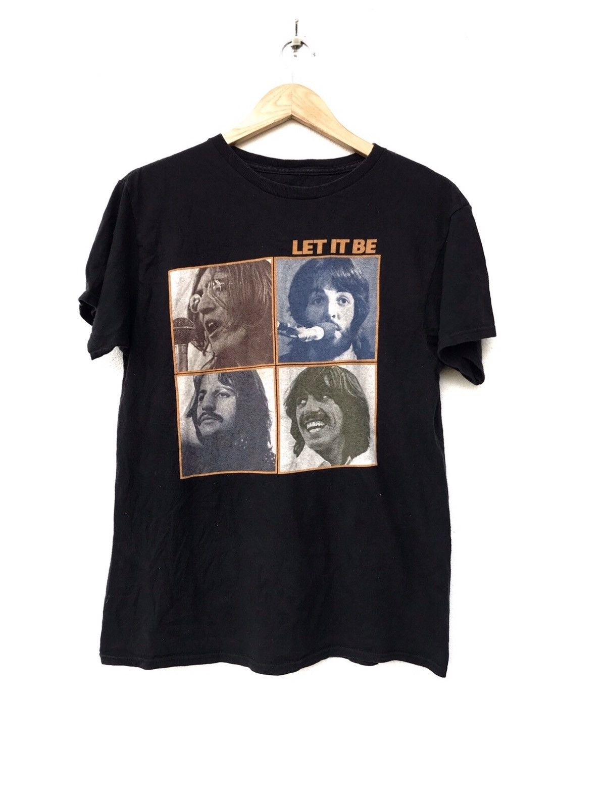 Band Tees × Vintage Vintage The Beatle let it be Shirt Frame Tees Size US M / EU 48-50 / 2 - 1 Thumbnail