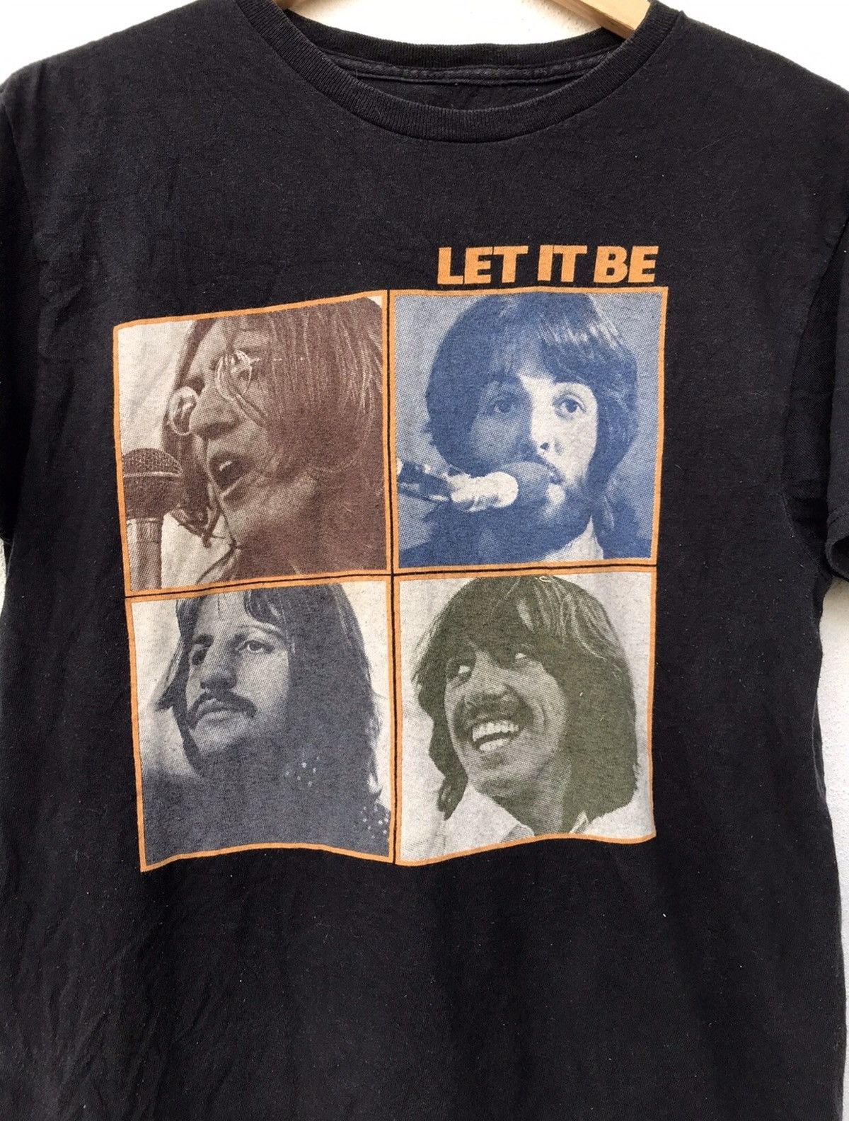 Band Tees × Vintage Vintage The Beatle let it be Shirt Frame Tees Size US M / EU 48-50 / 2 - 2 Thumbnail