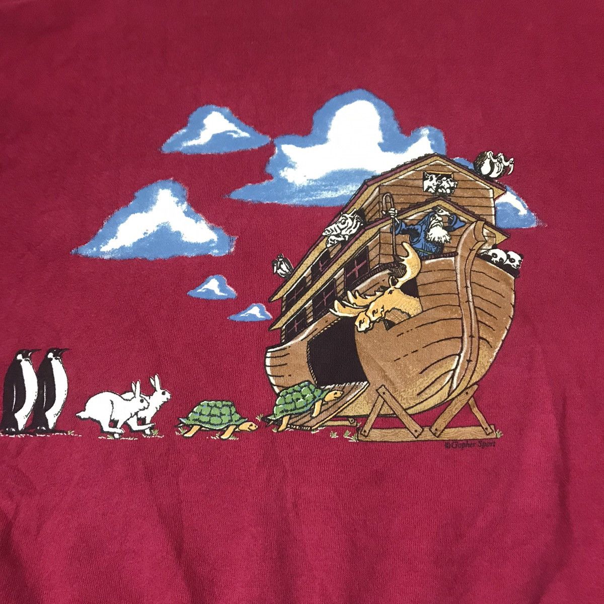 Vintage Vintage Sweatshirt Movie Noah Caricature Cartoon Size US L / EU 52-54 / 3 - 8 Thumbnail