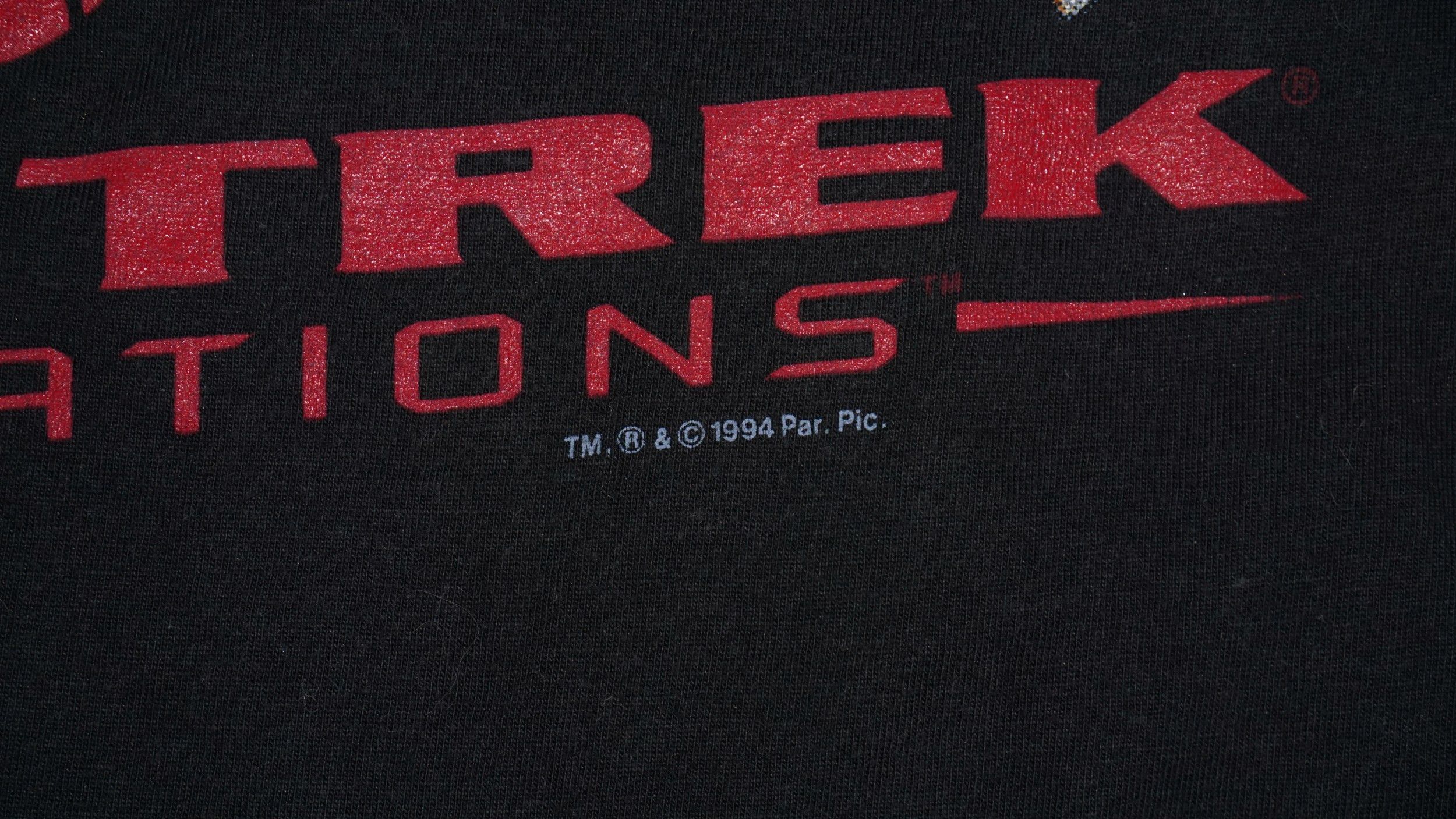 Vintage Star Trek Vintage 1994 Movie Tshirt Patrick Stewart Size US XL / EU 56 / 4 - 6 Thumbnail