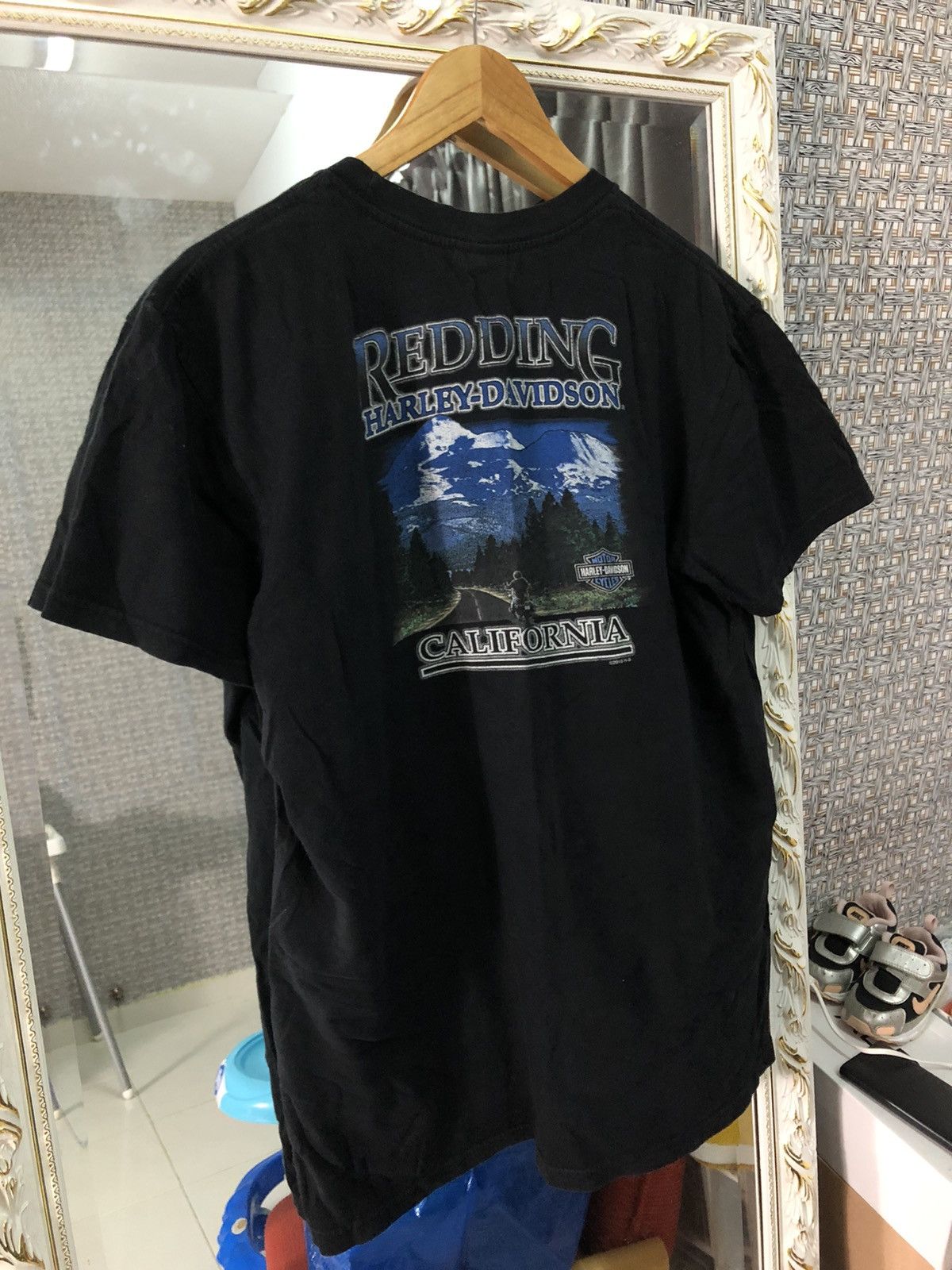 Harley Davidson Harley Davidson Eagle Fire Lightning Travis Scott T-Shirt Size US L / EU 52-54 / 3 - 3 Thumbnail