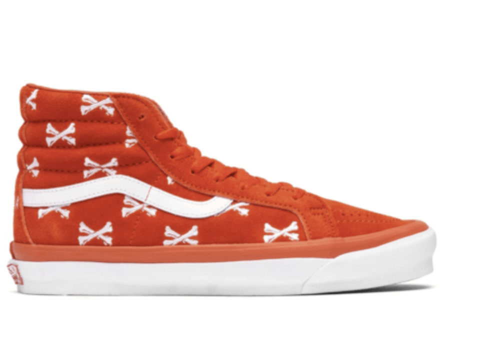 VANS VAULT X WTAPS OG SK8-HI LX BONES ORANGE 10