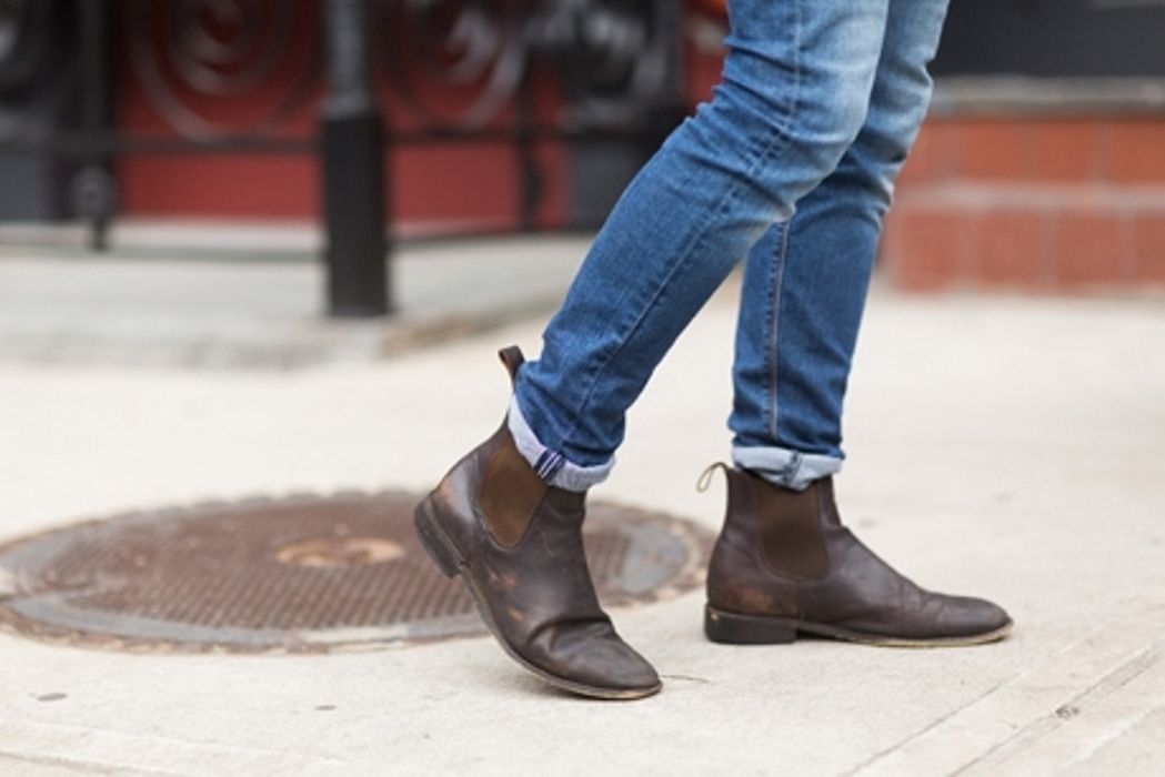 Rm williams Craftman Brown Leather Comfort Chelsea Boots Size UK 8.5 H /US  9.5