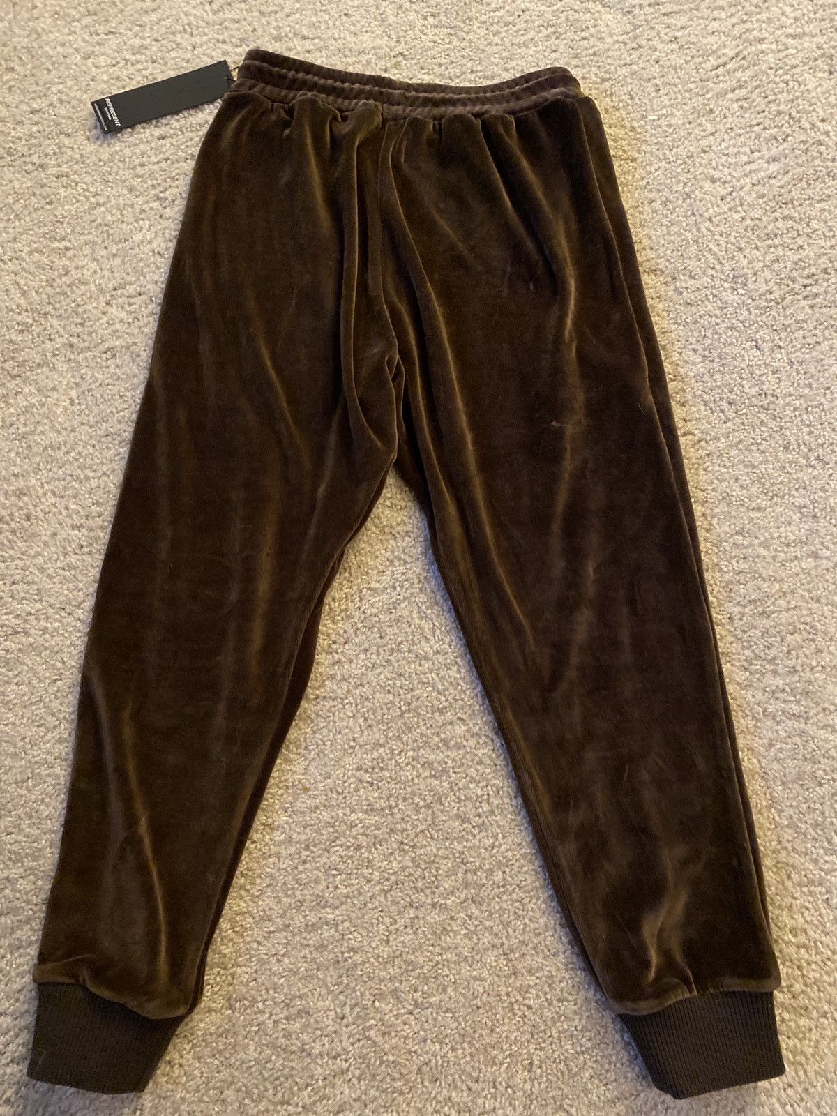 Represent Clo. Represent Velour Joggers-Brown Size US 34 / EU 50 - 2 Thumbnail
