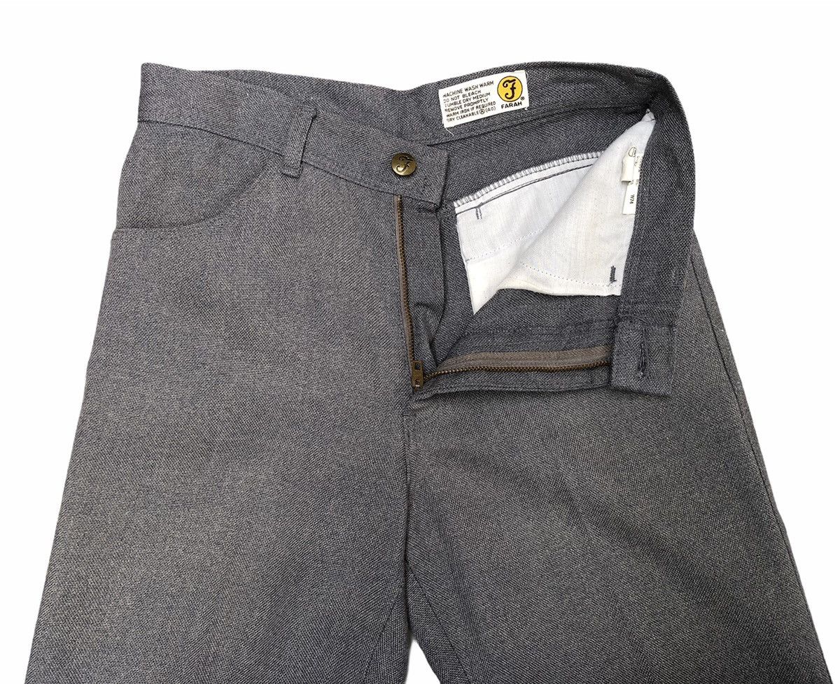 Farah × Vintage Vintage Farah Sta - Prest 80's Style Flair Suit Pants Size US 28 / EU 44 - 4 Thumbnail