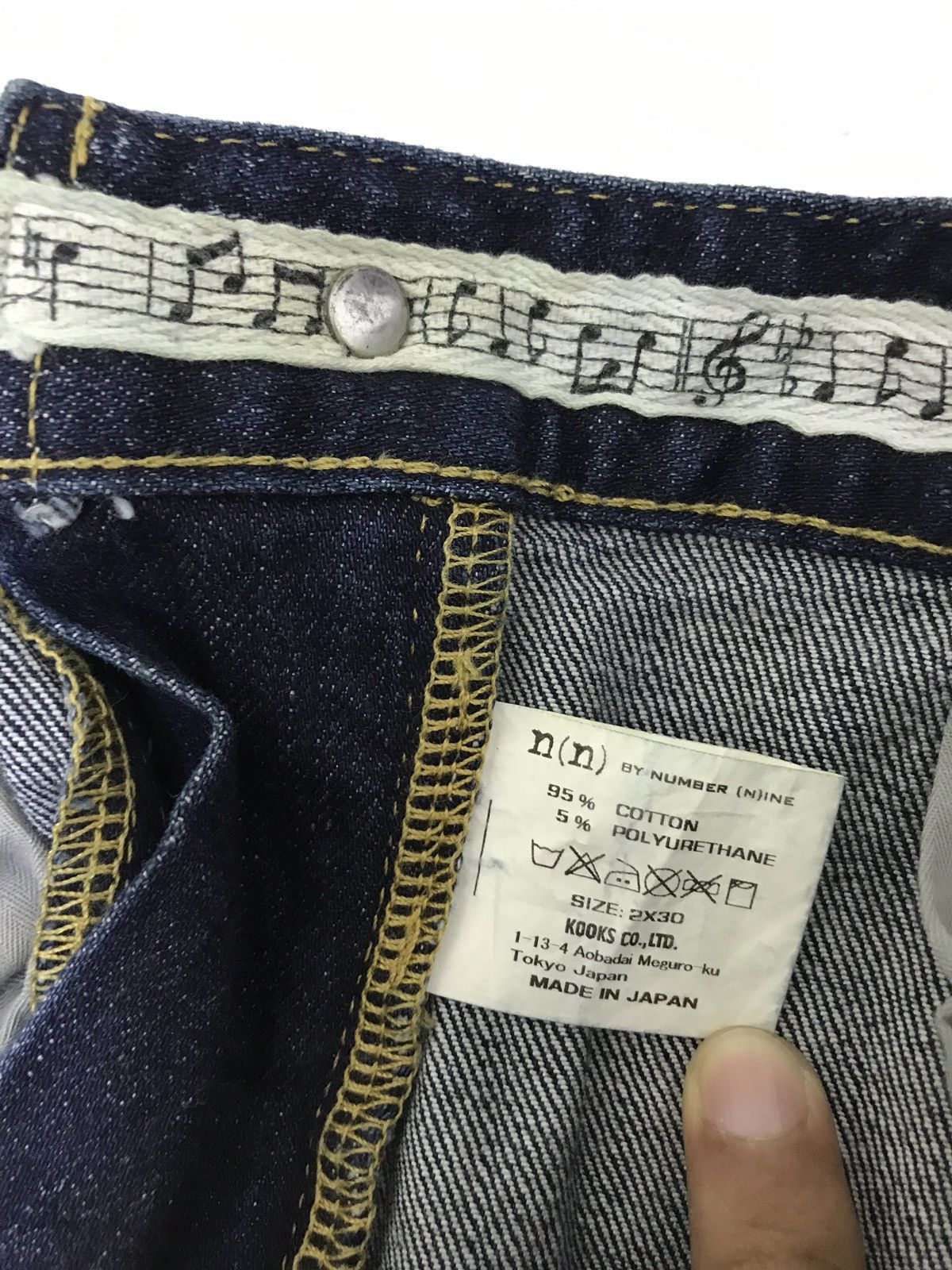 Number (N)ine Made in Japan Number (N)ine Painter Jeans Skinny Stretch Size US 30 / EU 46 - 10 Thumbnail